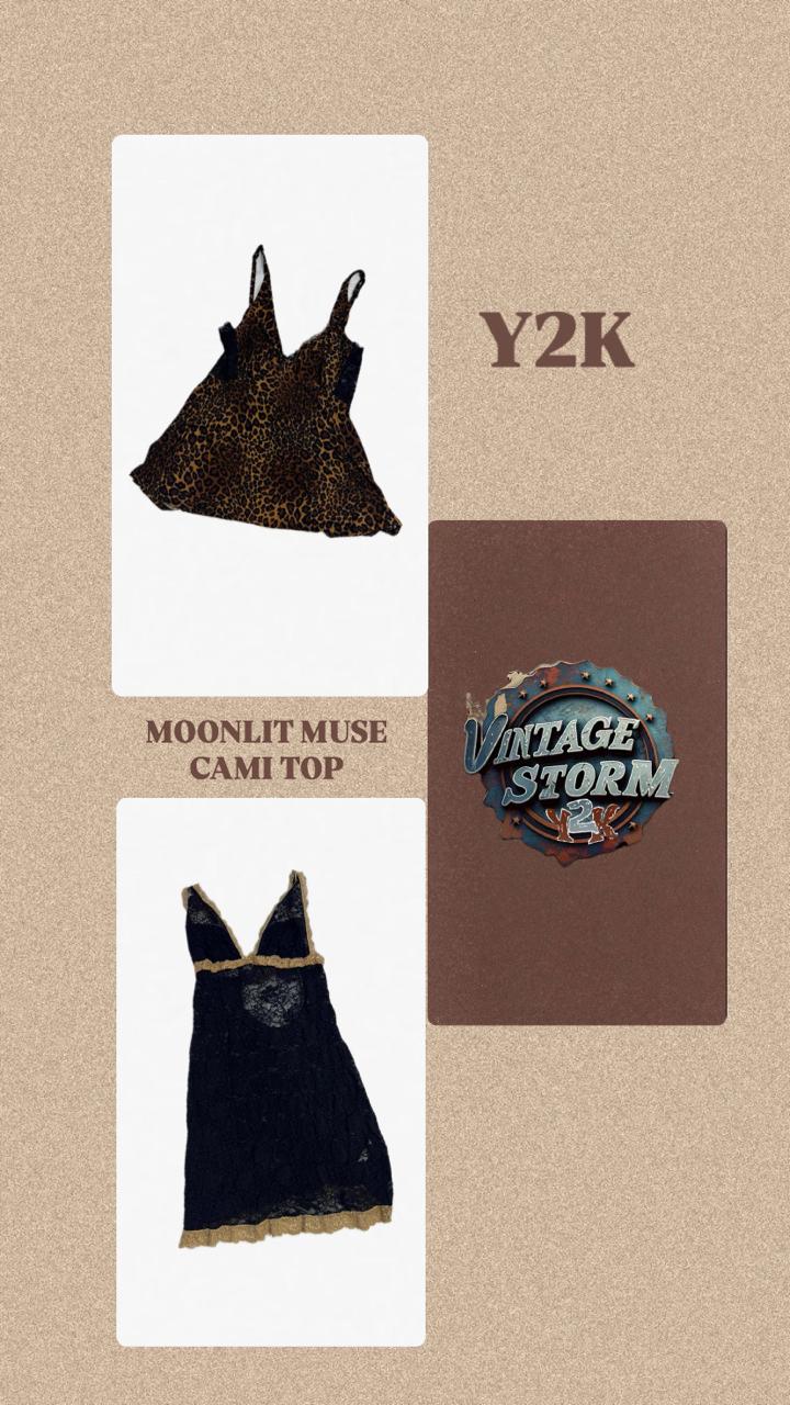 Y2K Moonlit Muse Cami Tops