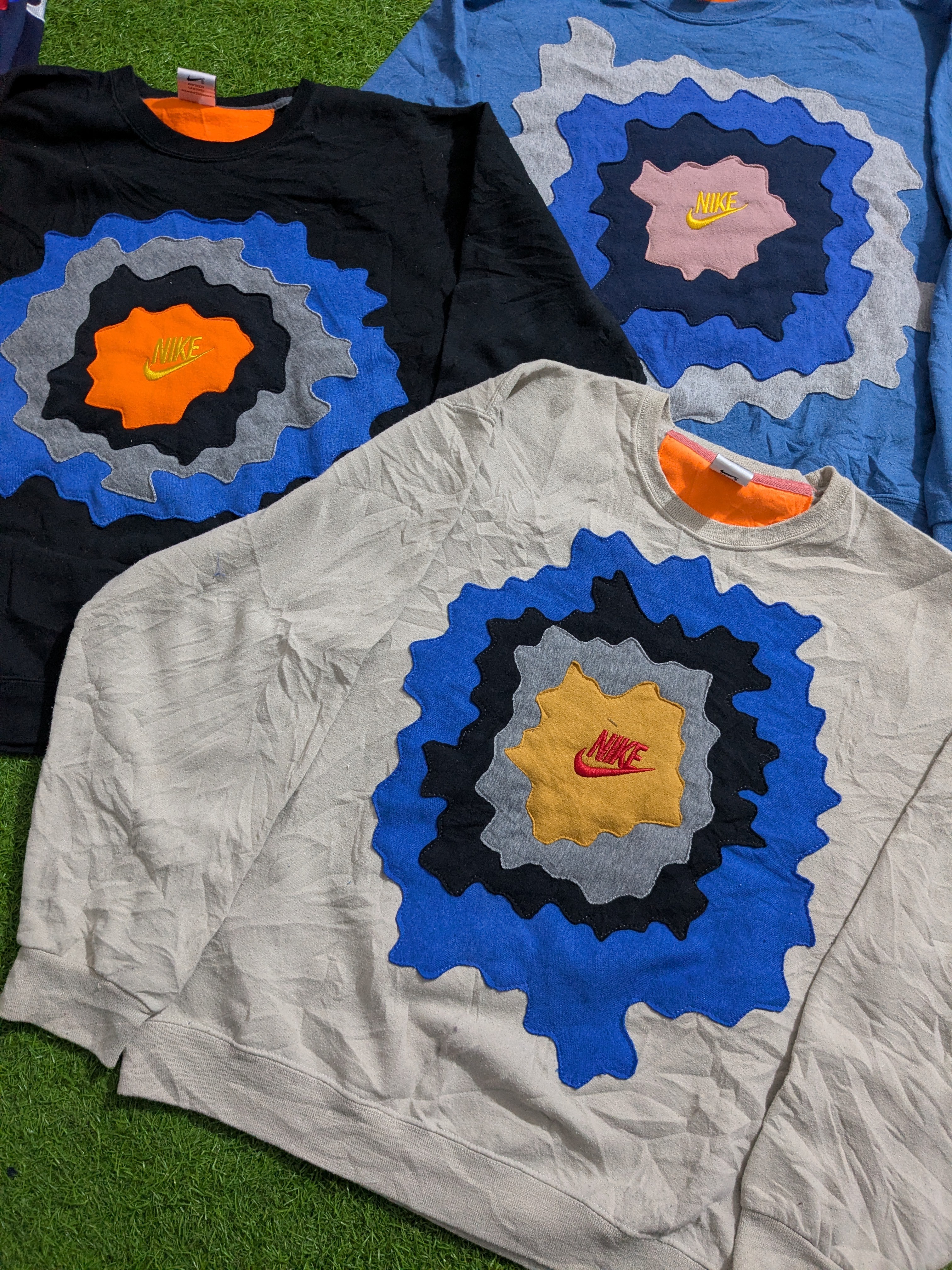 Upcycle Nike patchwork sweatshirt