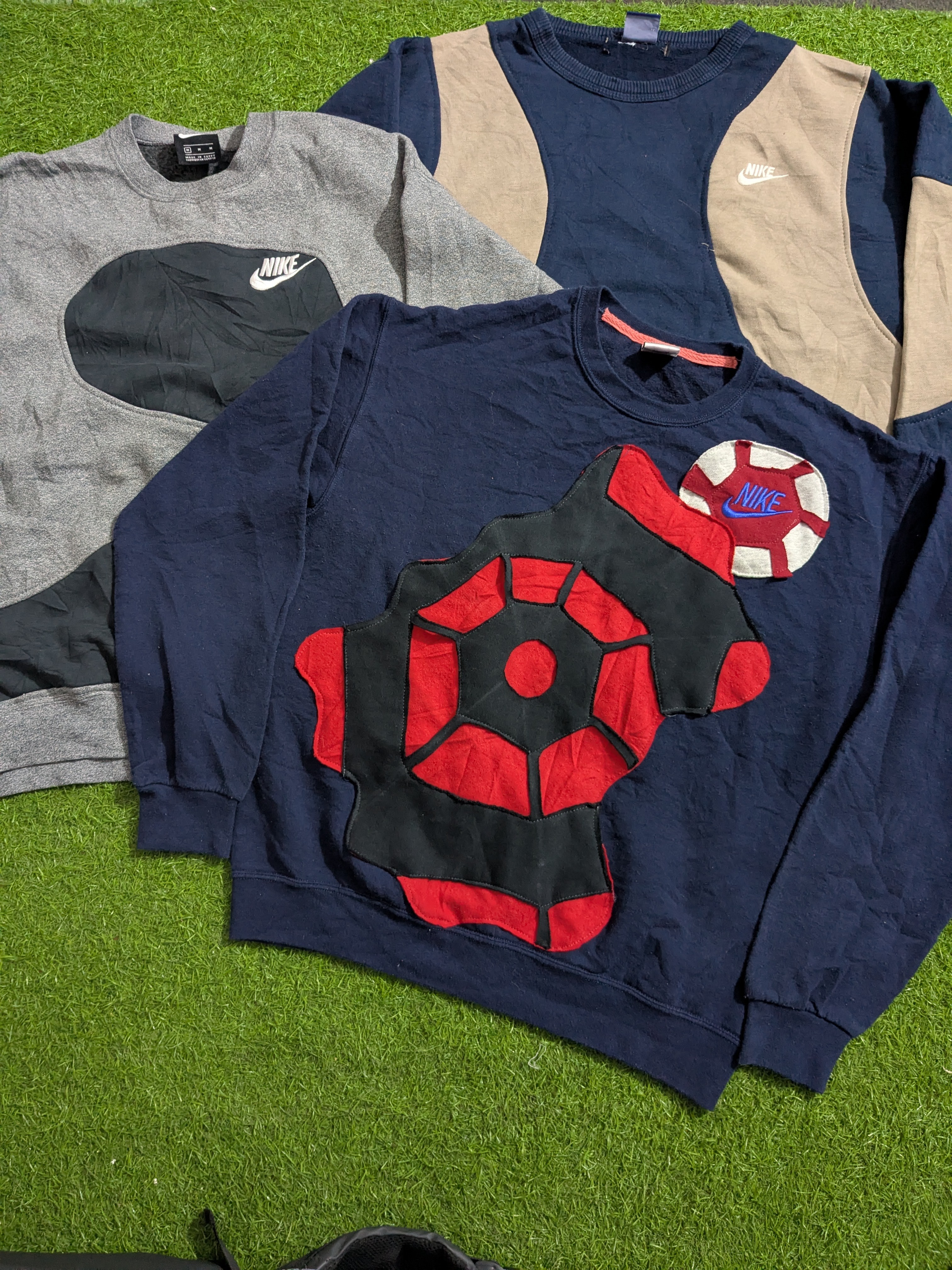 Upcycle Nike patchwork sweatshirt