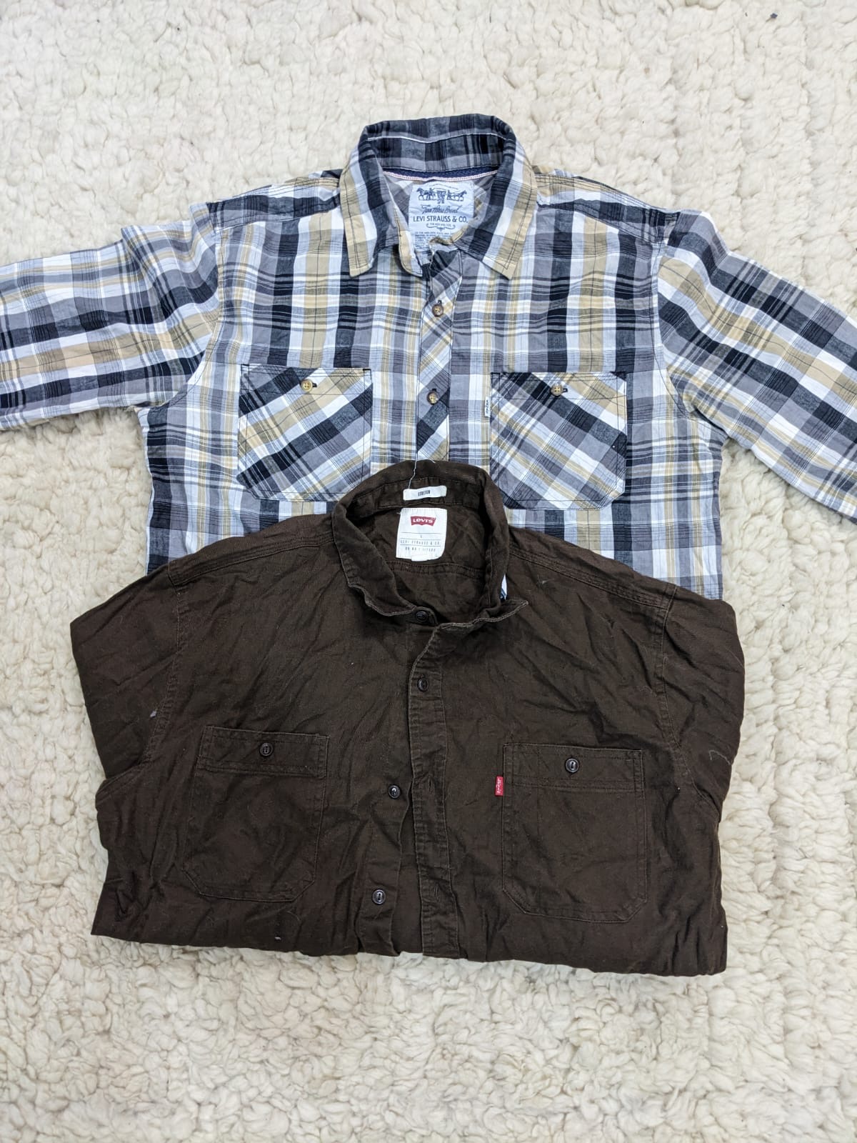 リーバイス フルスリーブ シャツ ミックス