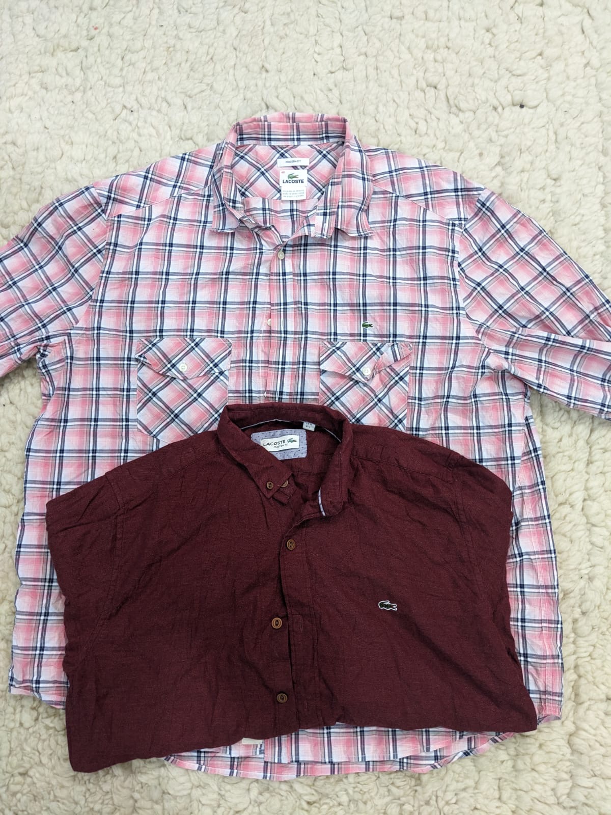 Lacoste フルスリーブシャツミックス