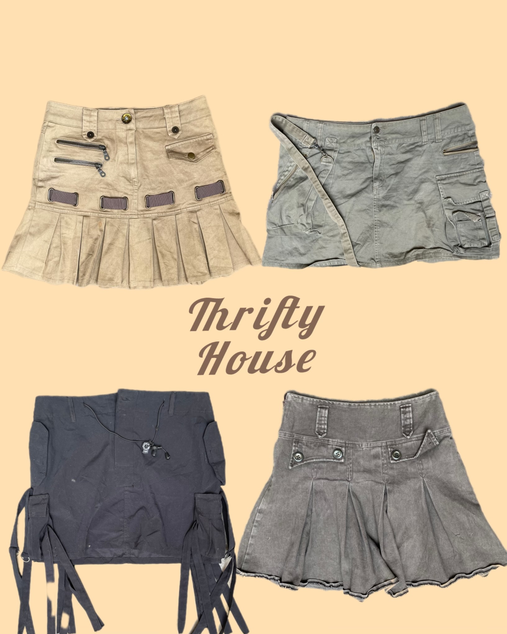 Y2k ストリートスタイル ミニスカート(TH/011)