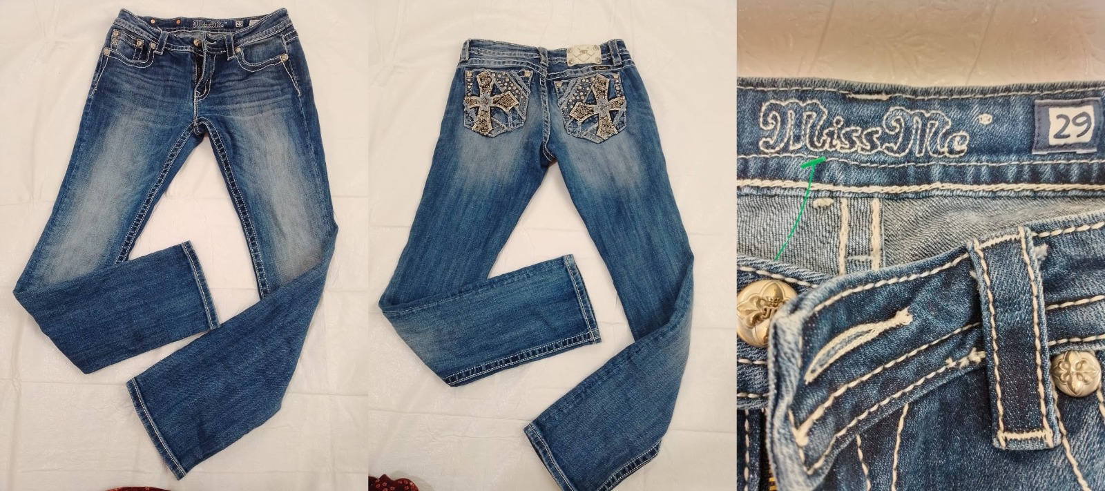 Miss Me TRUE RELIGION ROCK REVIVAL JEANS