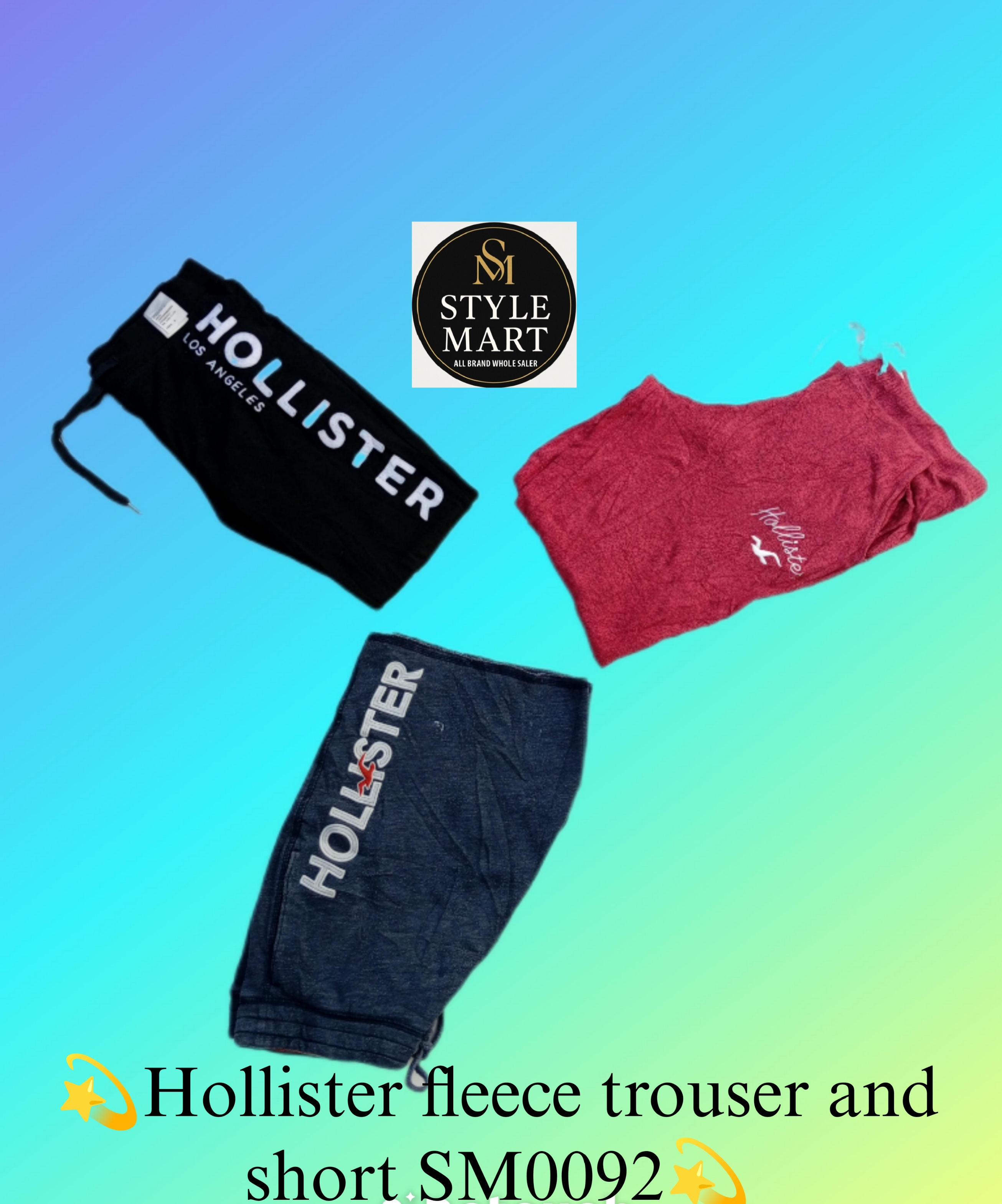 💫Hollister fleece Trouser and short SM0092💫