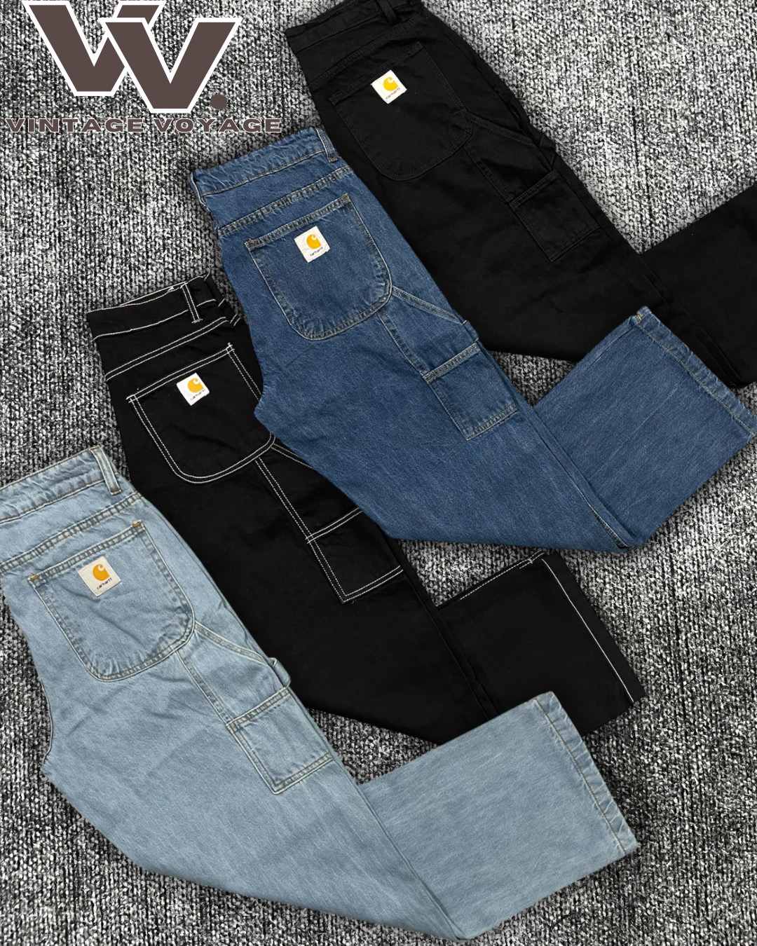 Carhartt reworked style mix colour pants #2912