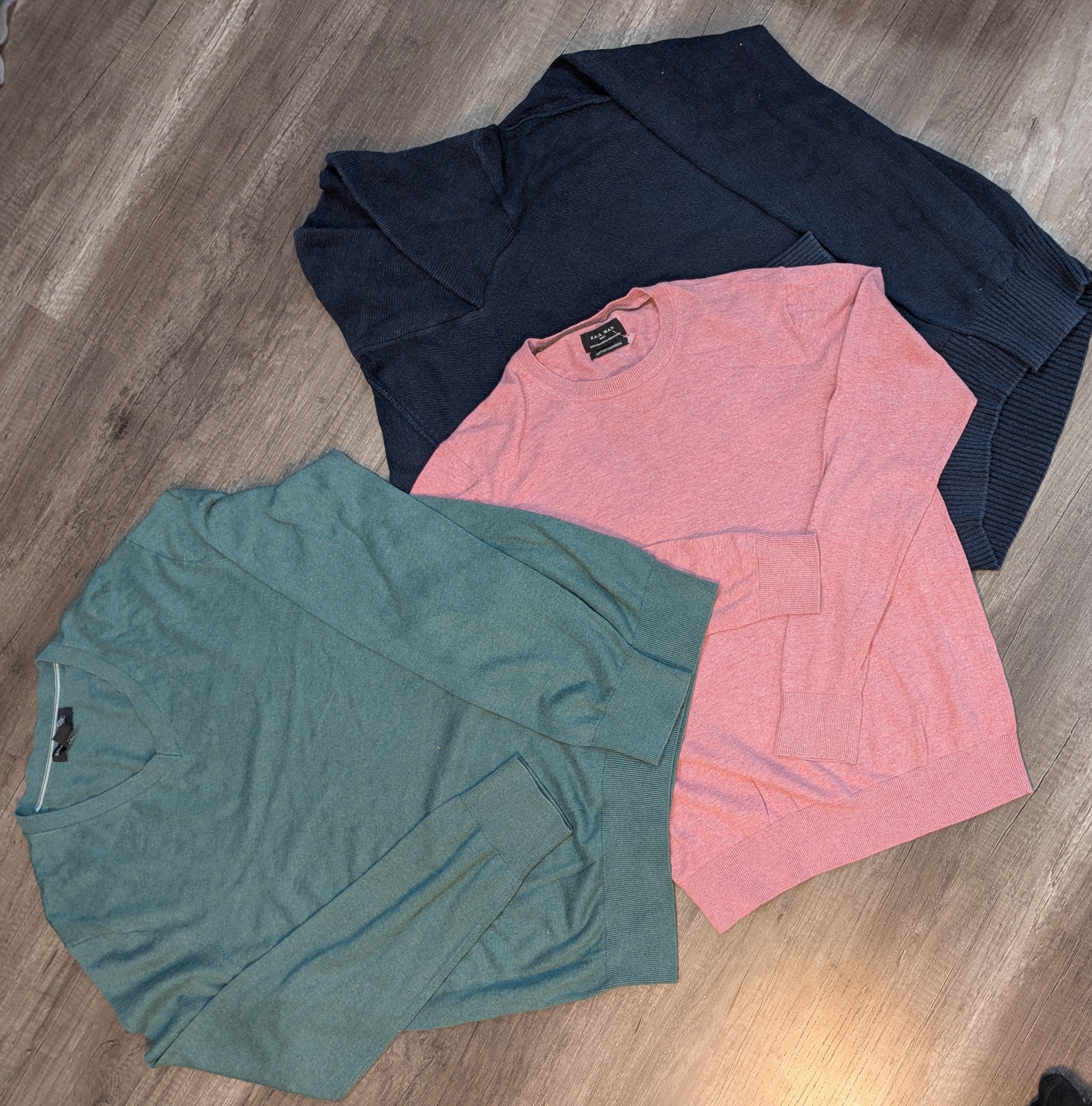 1731 - HM, Banana Republic, suéter Zara