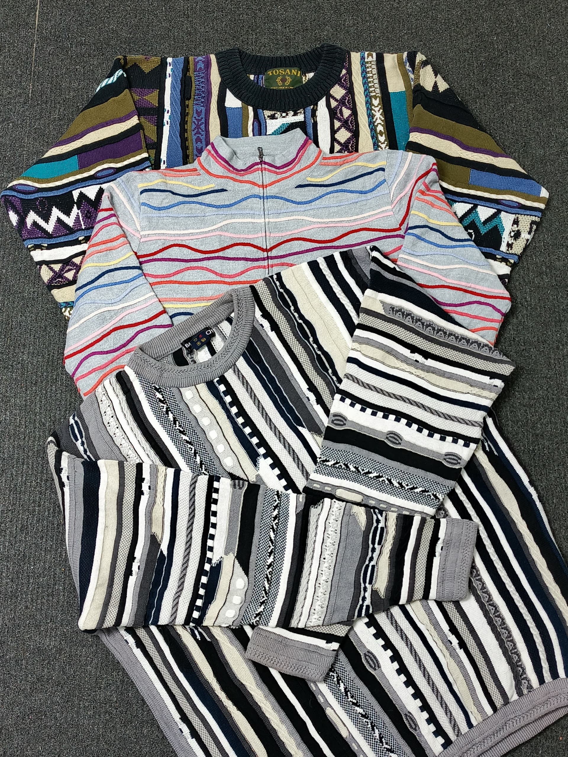 Coogi-Style Sweaters