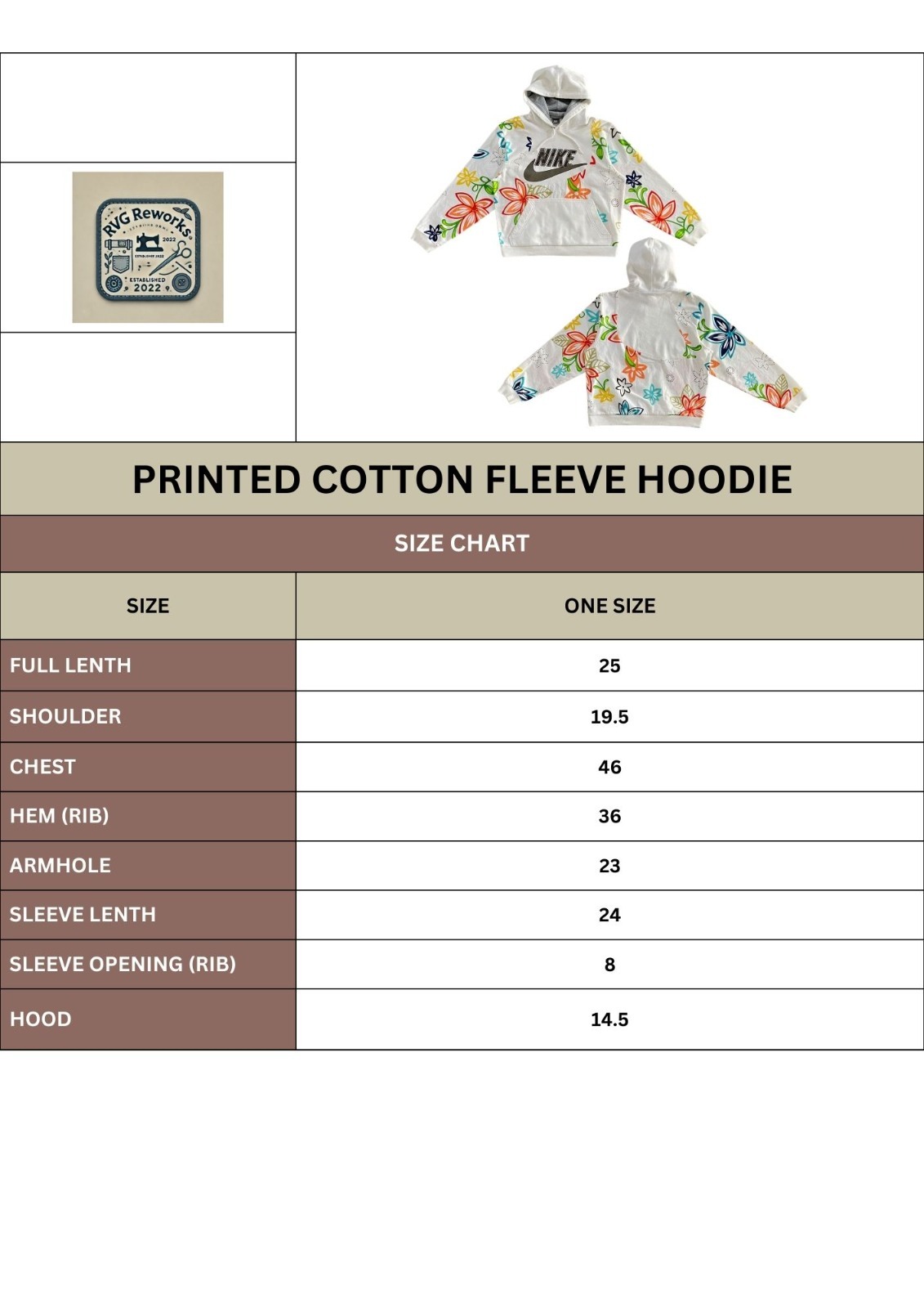 Veste à capuche Nike en patchwork floral recyclé