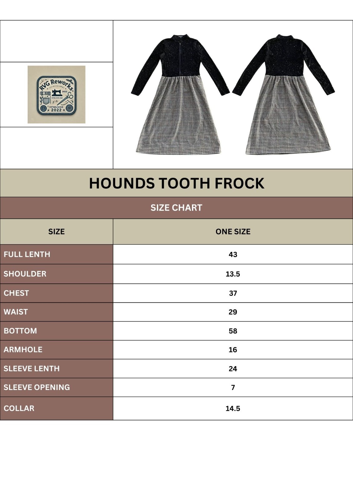 Upcycled Tweed Kleid