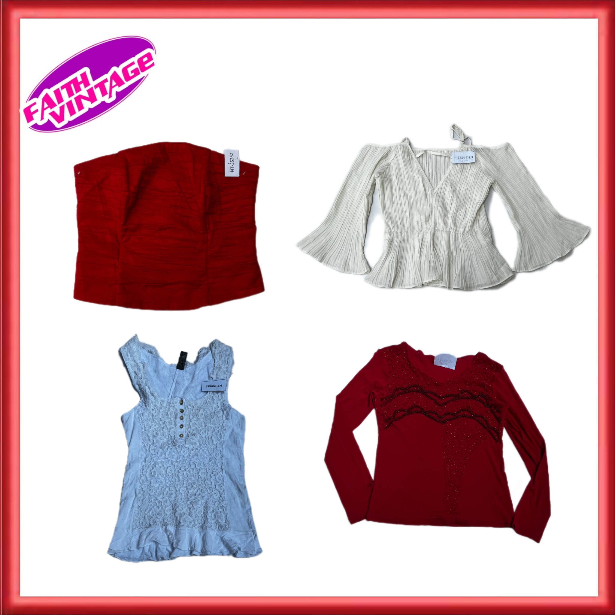 レッドタウンドレス＆トップミックスバンドル (FV-276)