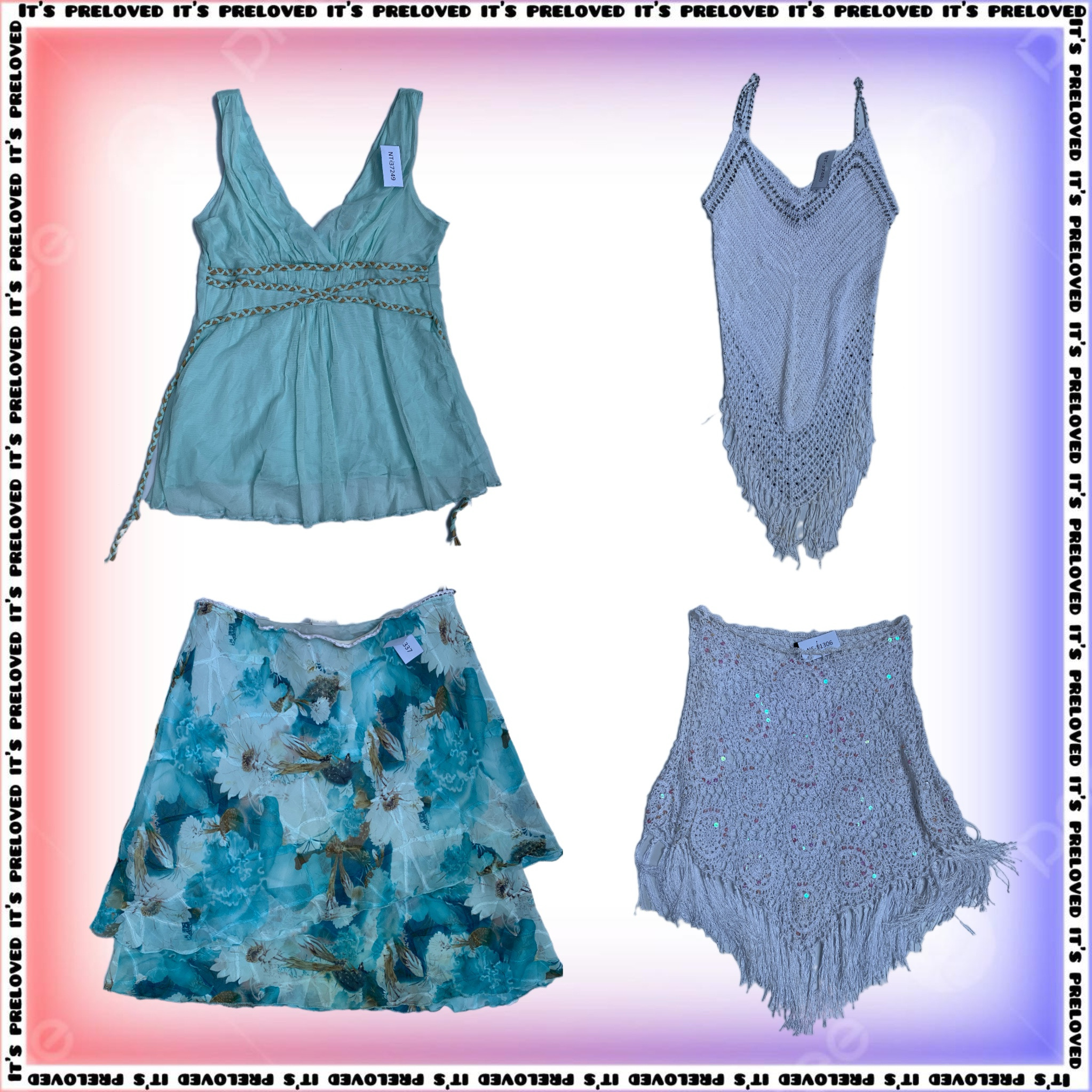 Coastal Granddaughter Set - Tops, Dresses, Skirts (SS-1781)