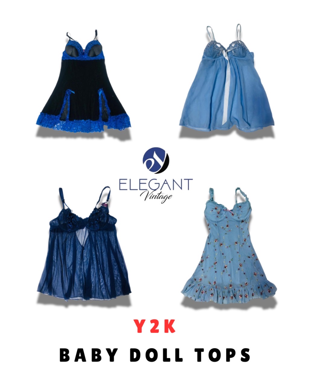Y2K Baby Doll Tops - EV1641