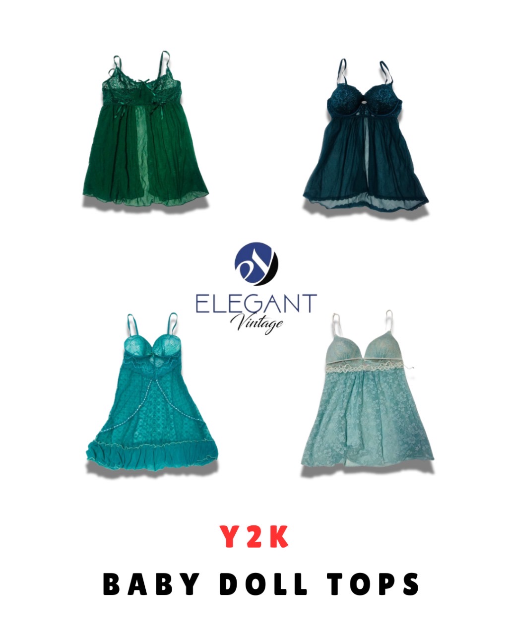 Y2K Baby Doll Tops - EV1642