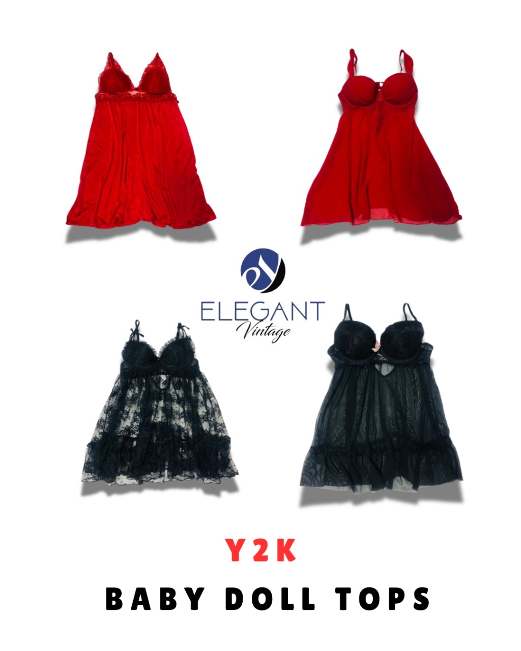 Y2K Baby Doll Tops - EV1650