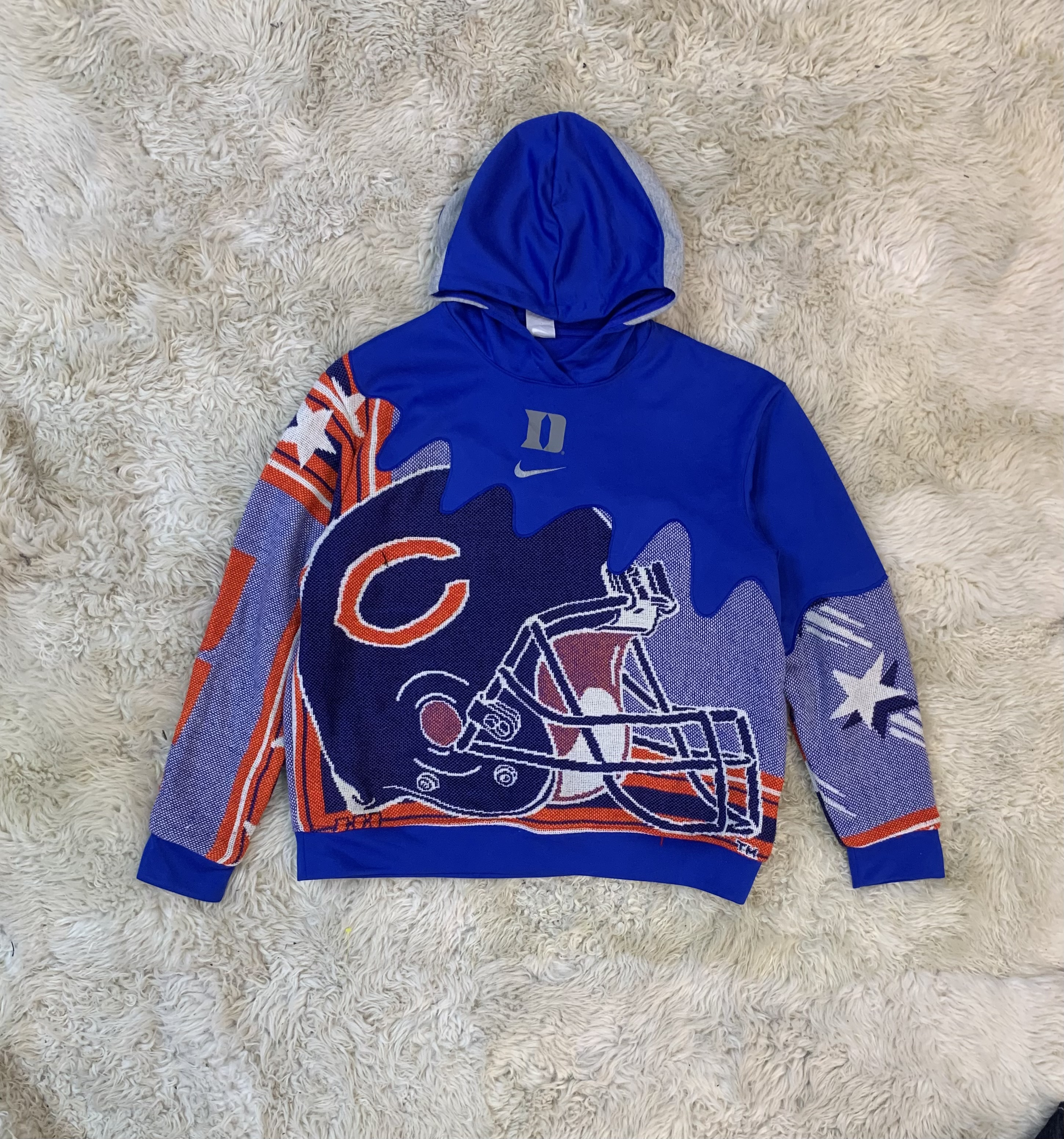 Upcycle Tapestry with hoodie