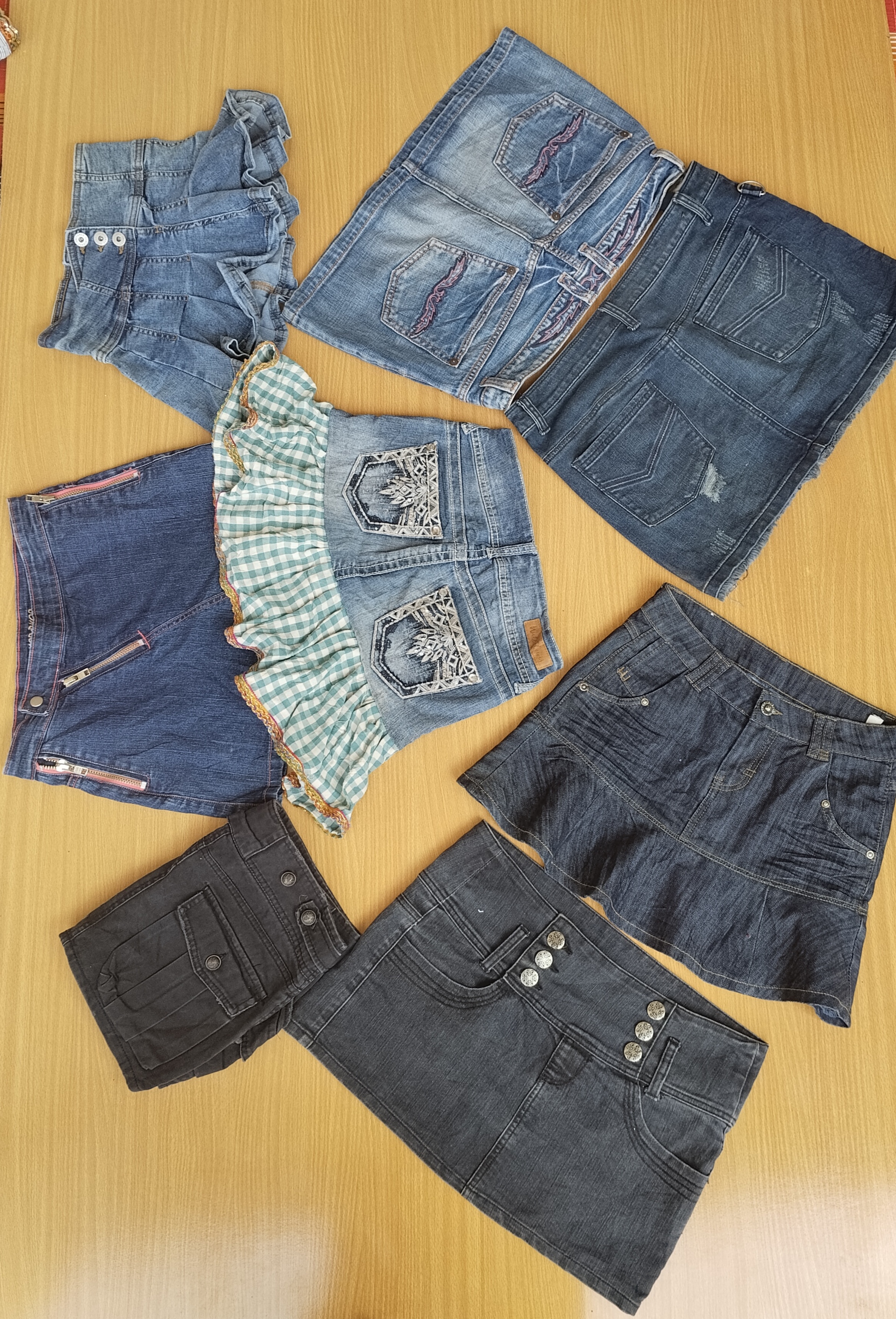LONDON JEAN AND OTHER MINI SKIRTS (MSK-139)