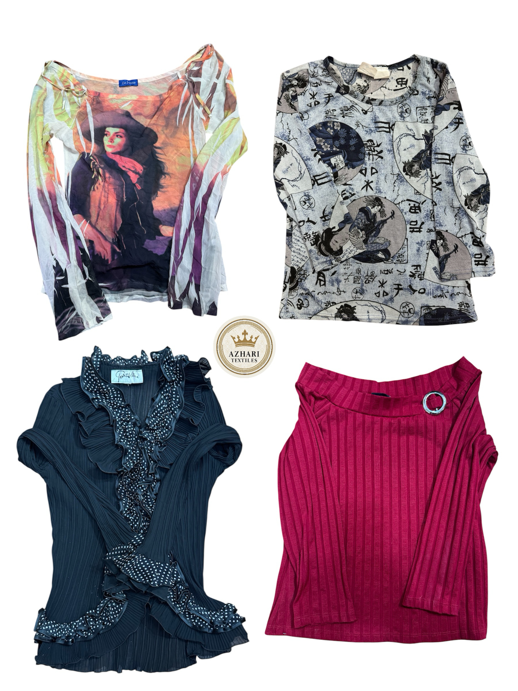 Y2K 2000s hot selling  long slvess Tops 10 pcs At 233