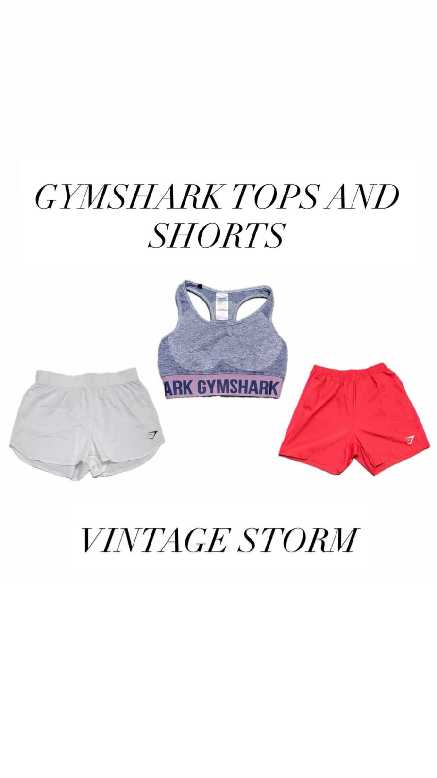 Gym Shark Tops And Shorts