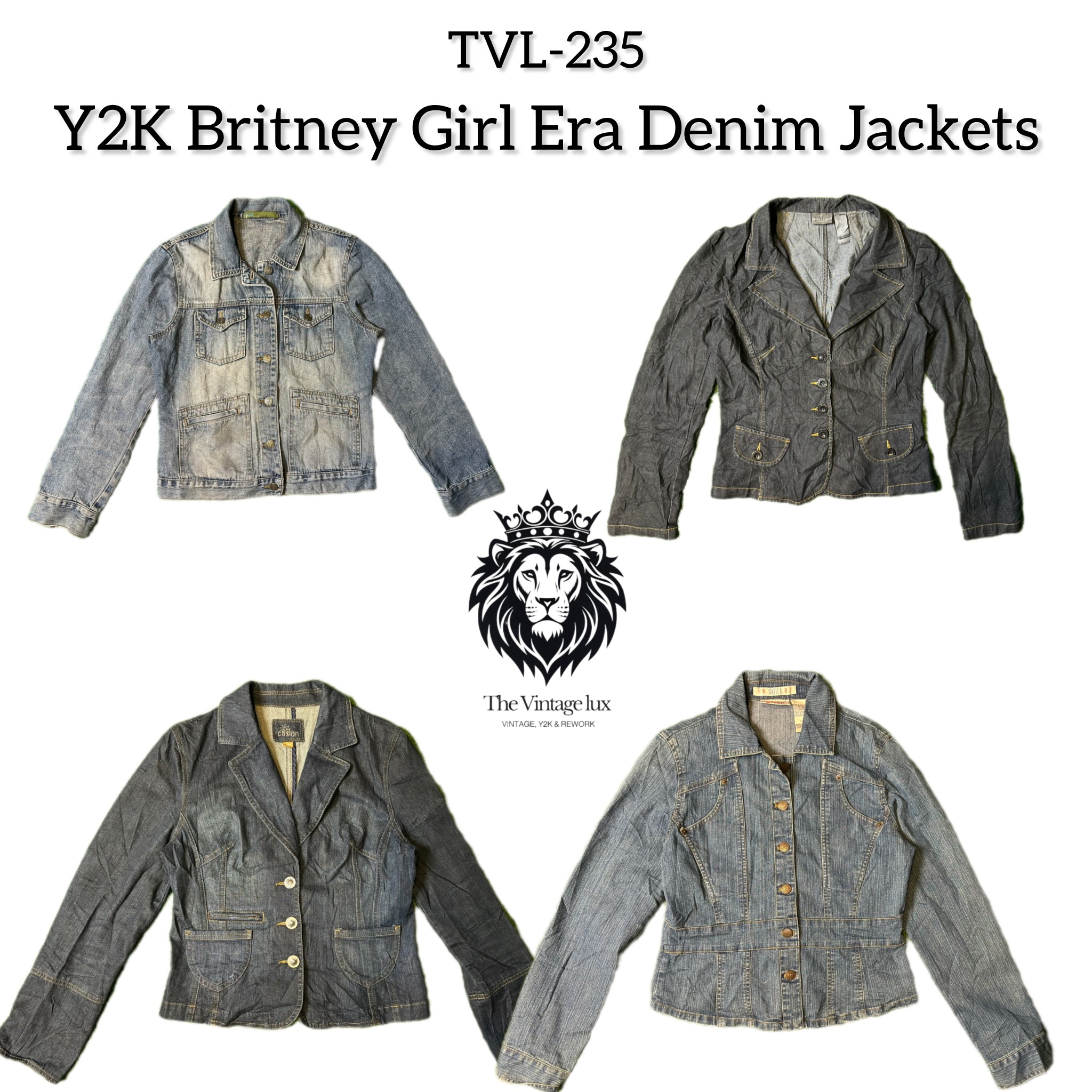 Y2K Britney Girl Era Denim Jackets (TVL-235)