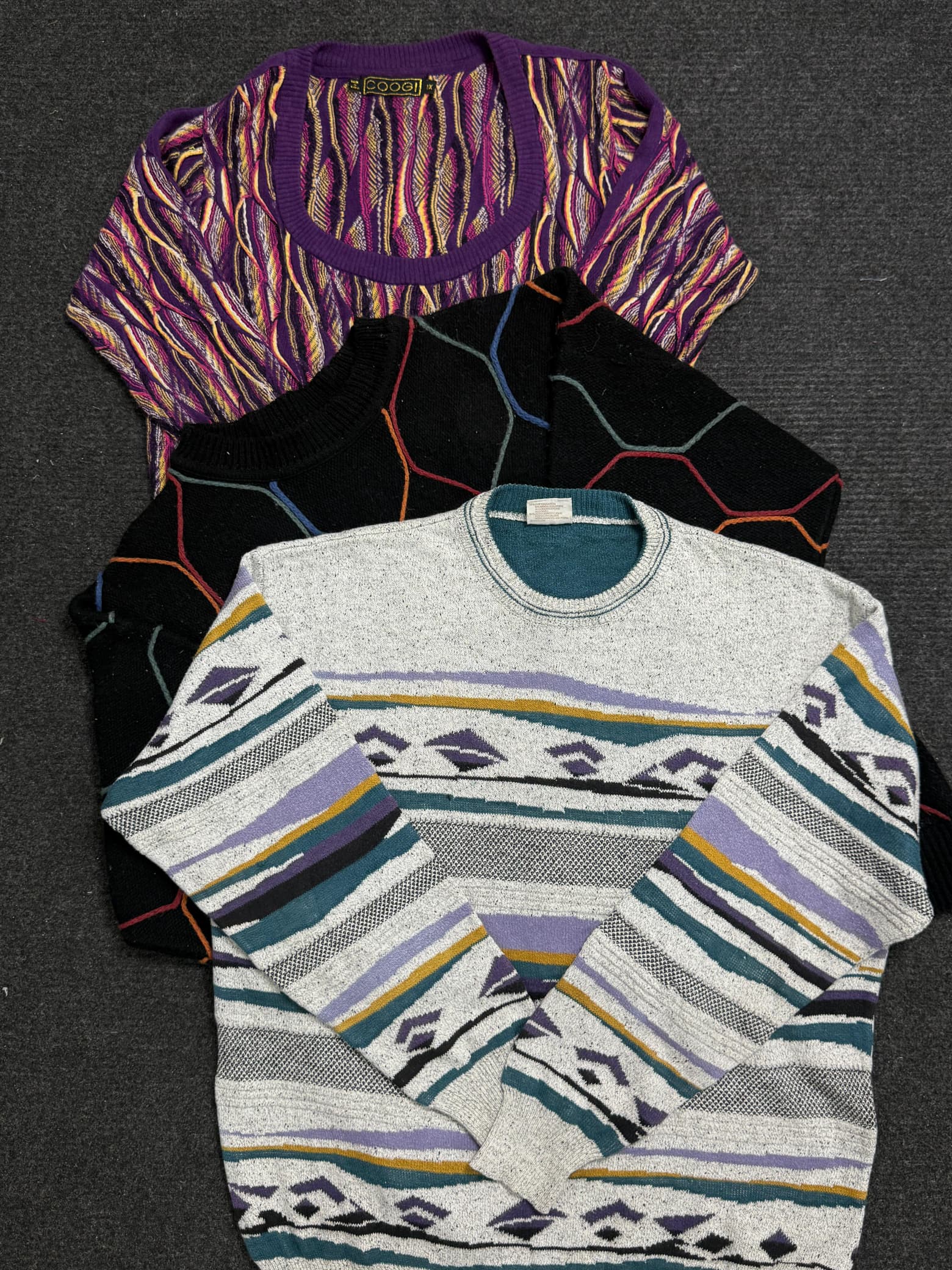 Coogi-Style Pullover