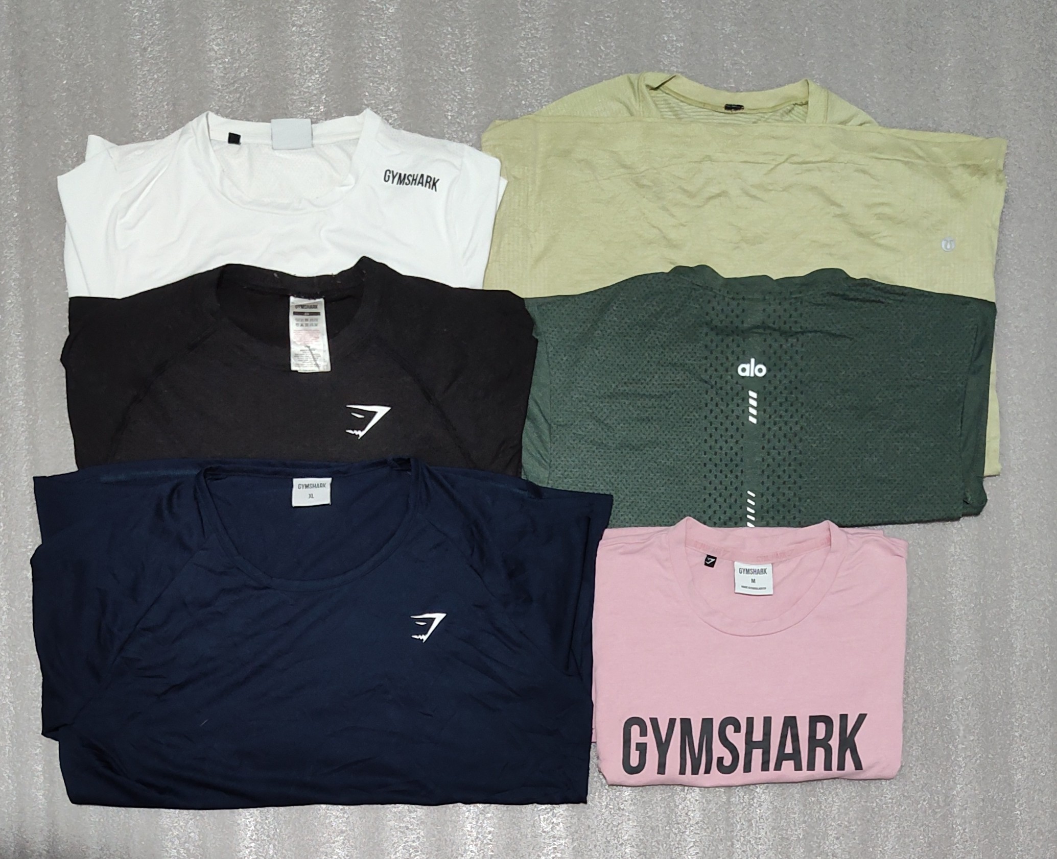 Gymshark/Alo/Lululemon tops