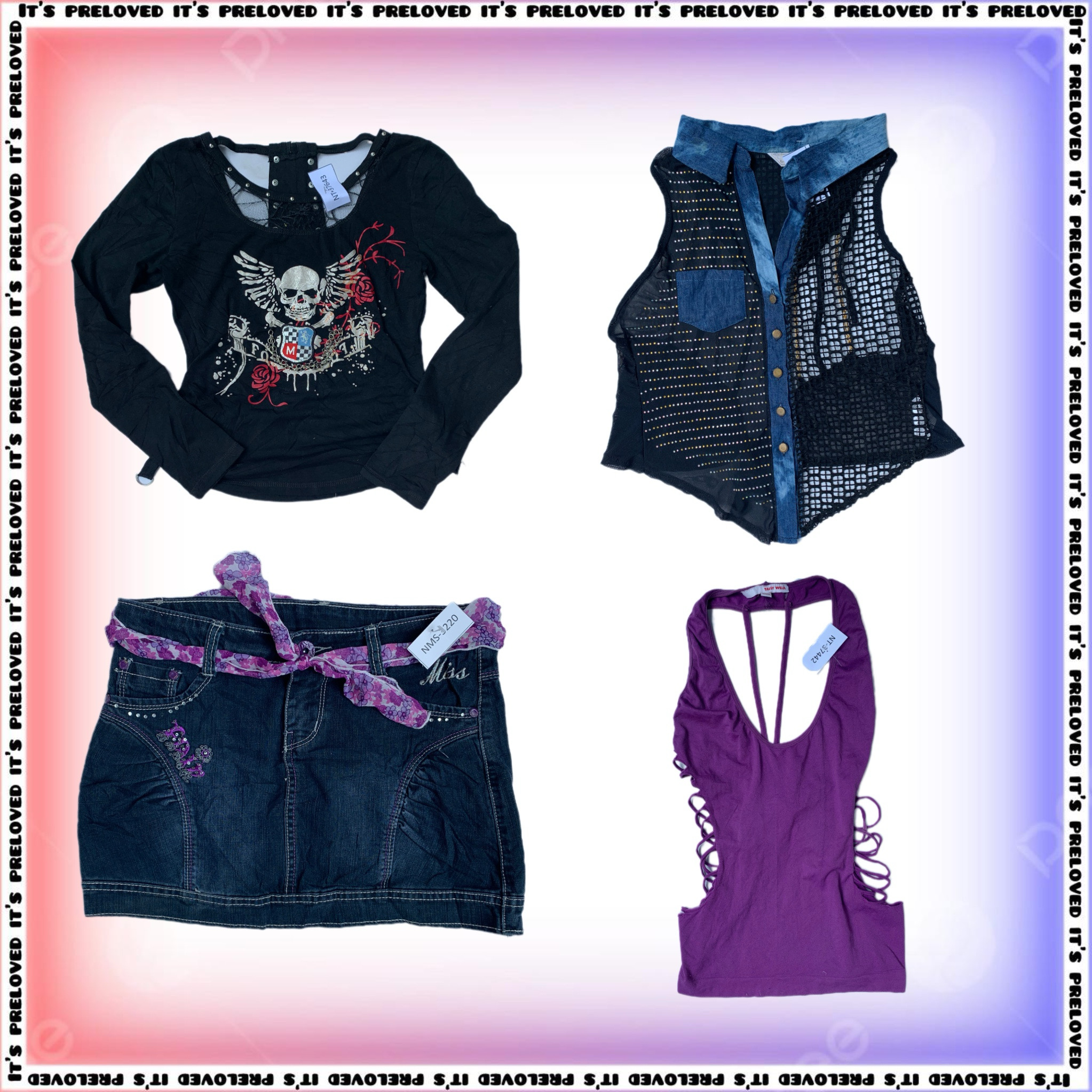 Tokyo Street Style Bundles - tops, dresses, skirts (SS-1784)