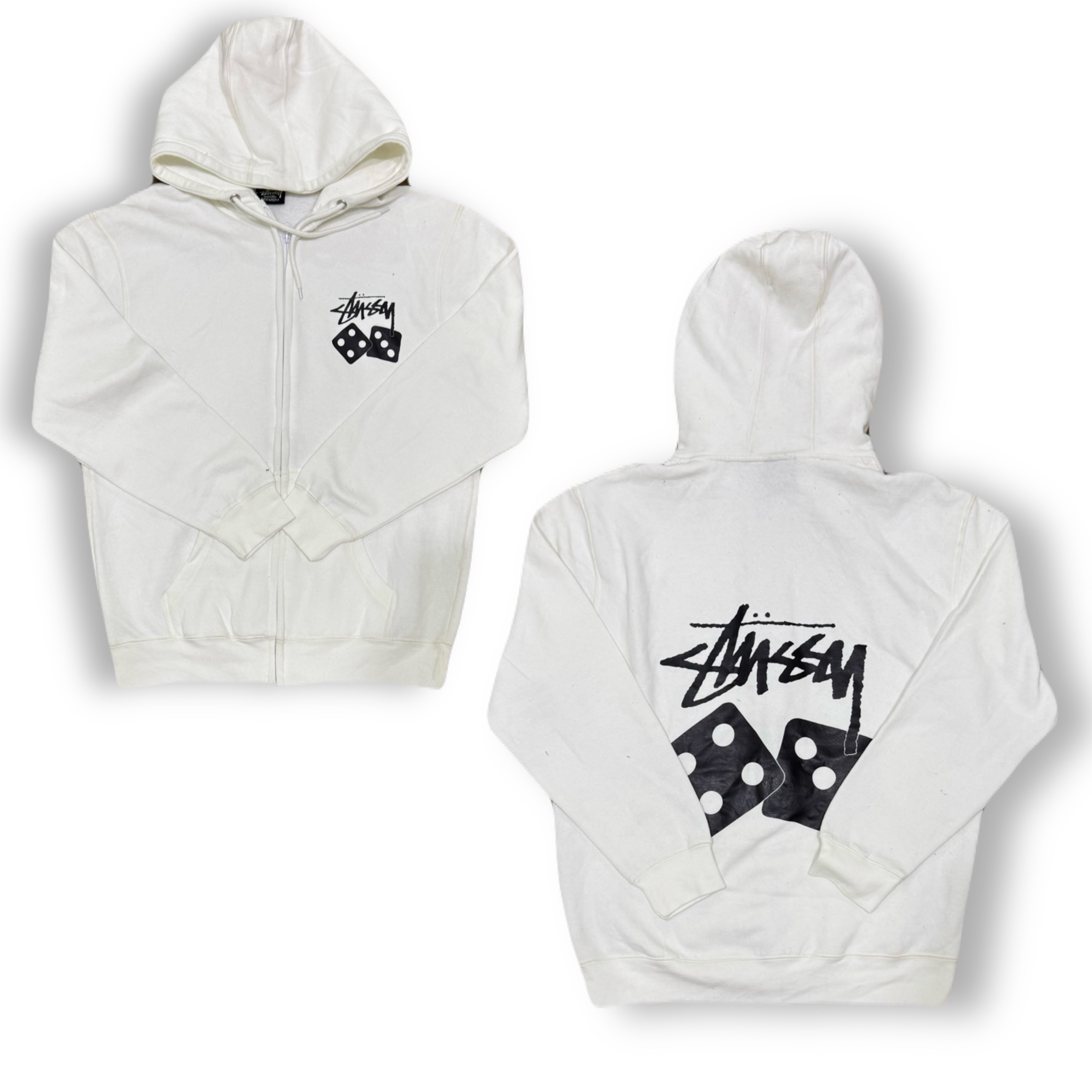 Stussy Rework Style Dice Zip Hoodies