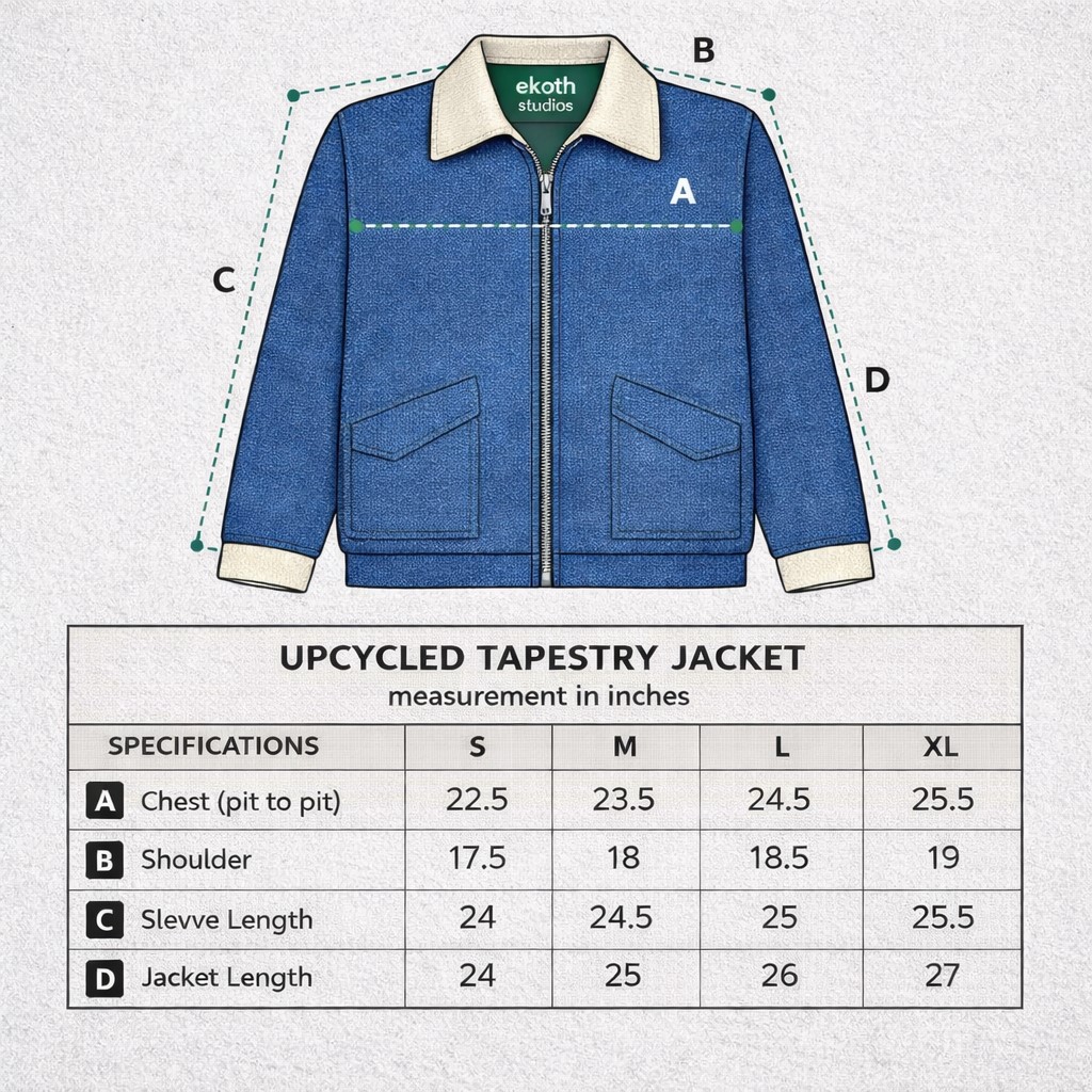 アップサイクルタペストリージャケット | MOQ 15個
