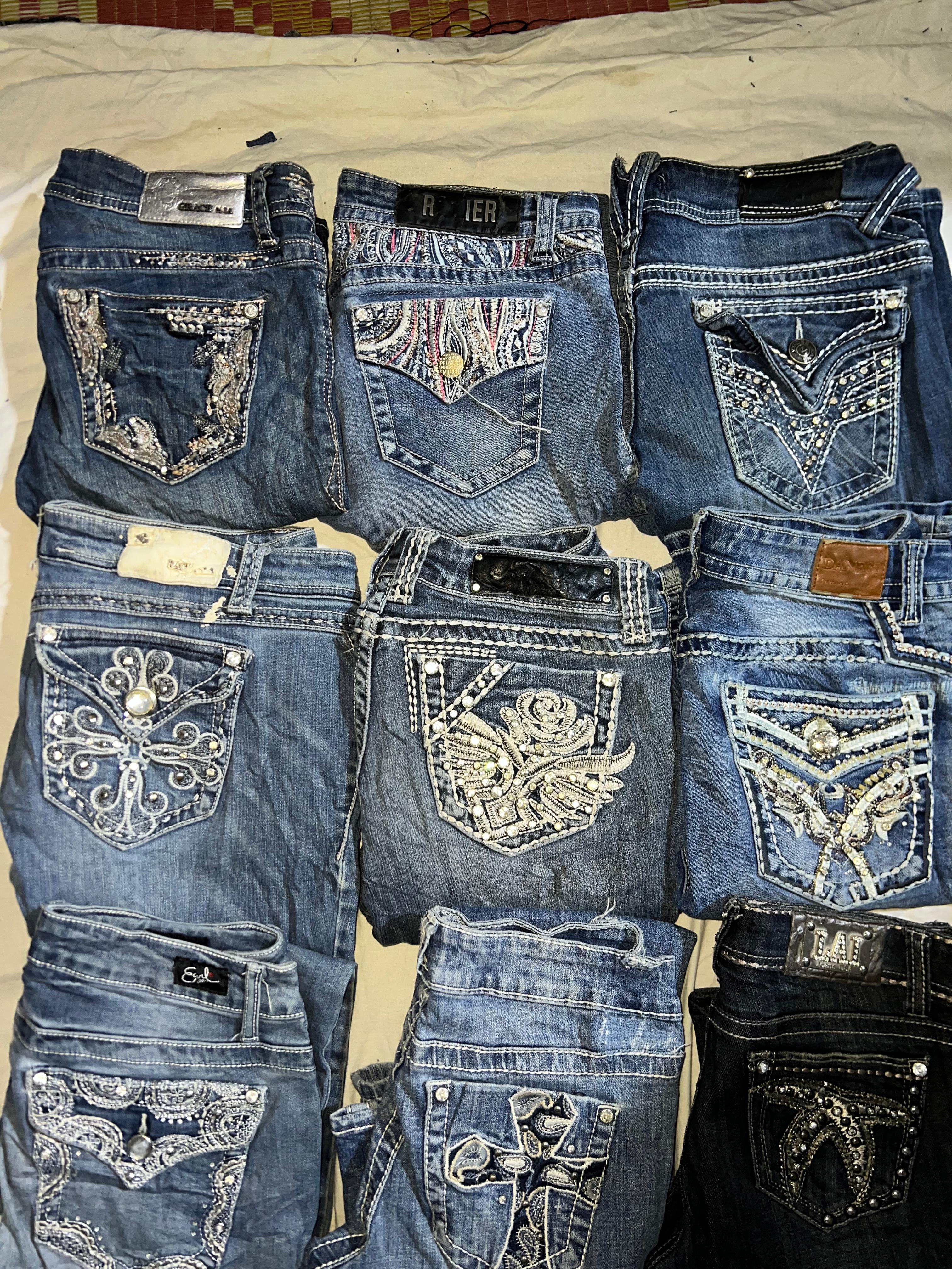 VIGOSS AND OTHER MIX BRANDS JEANS (4030)