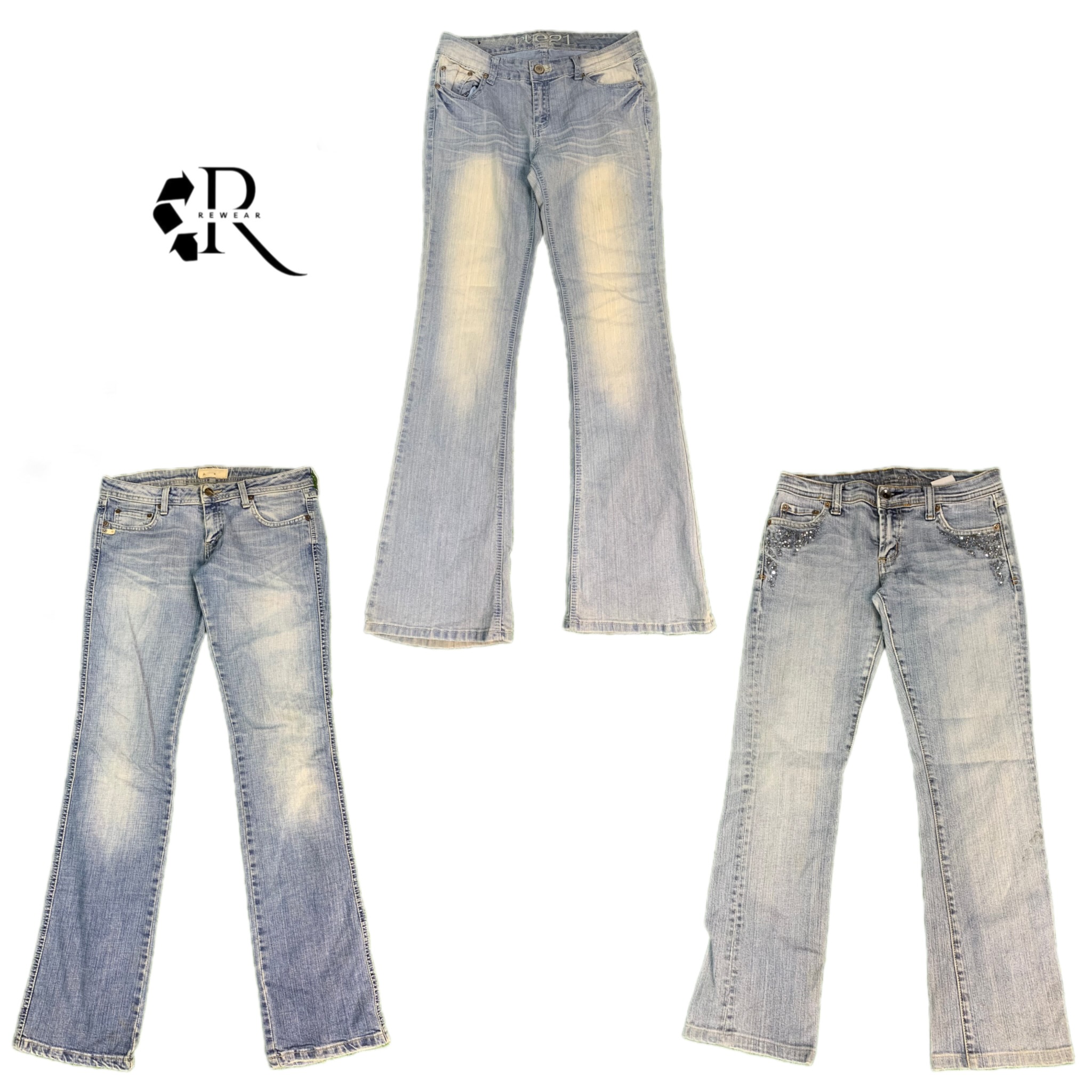 Y2K Paris Hilton Girl Denim Jeans RW-1427