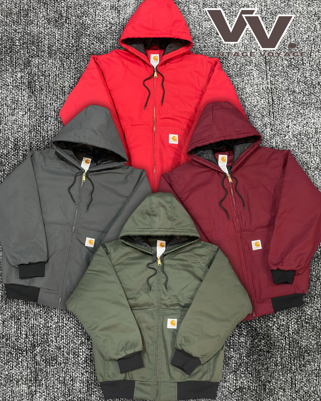 Veste active mixte couleur style retravaillé Carhartt #3112