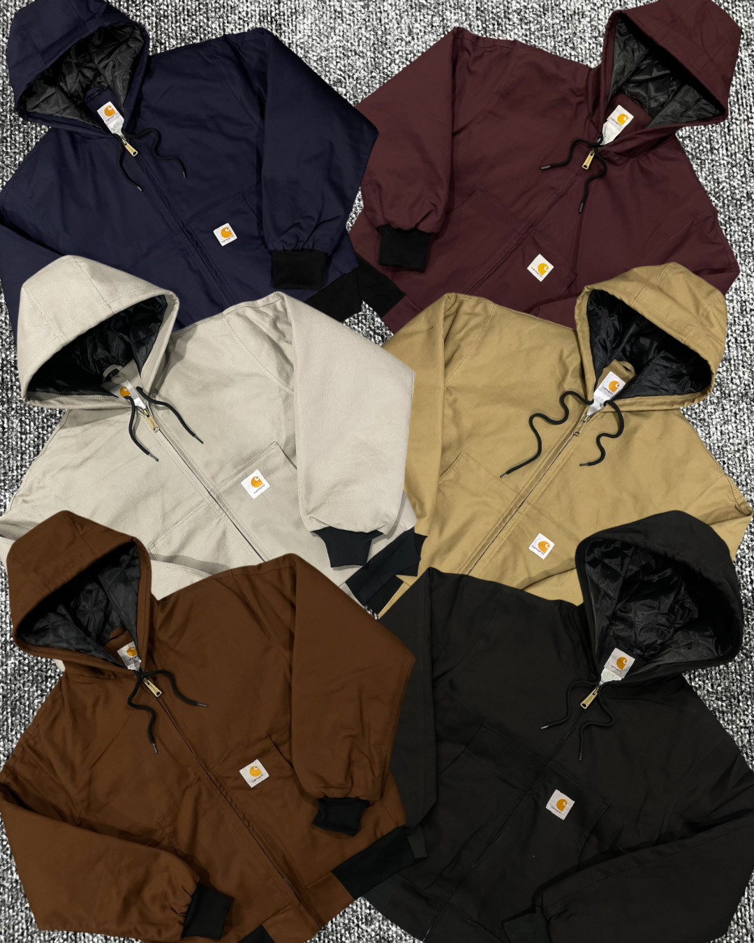 Veste à capuche mixte de style retravaillé Carhartt couleur #3112