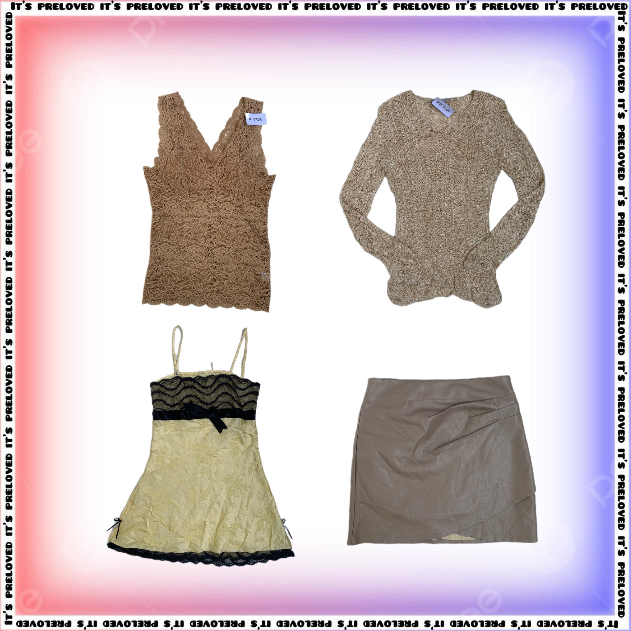 Golden Hour Glow Collection - Tops, Kleider, Röcke (SS-1793)