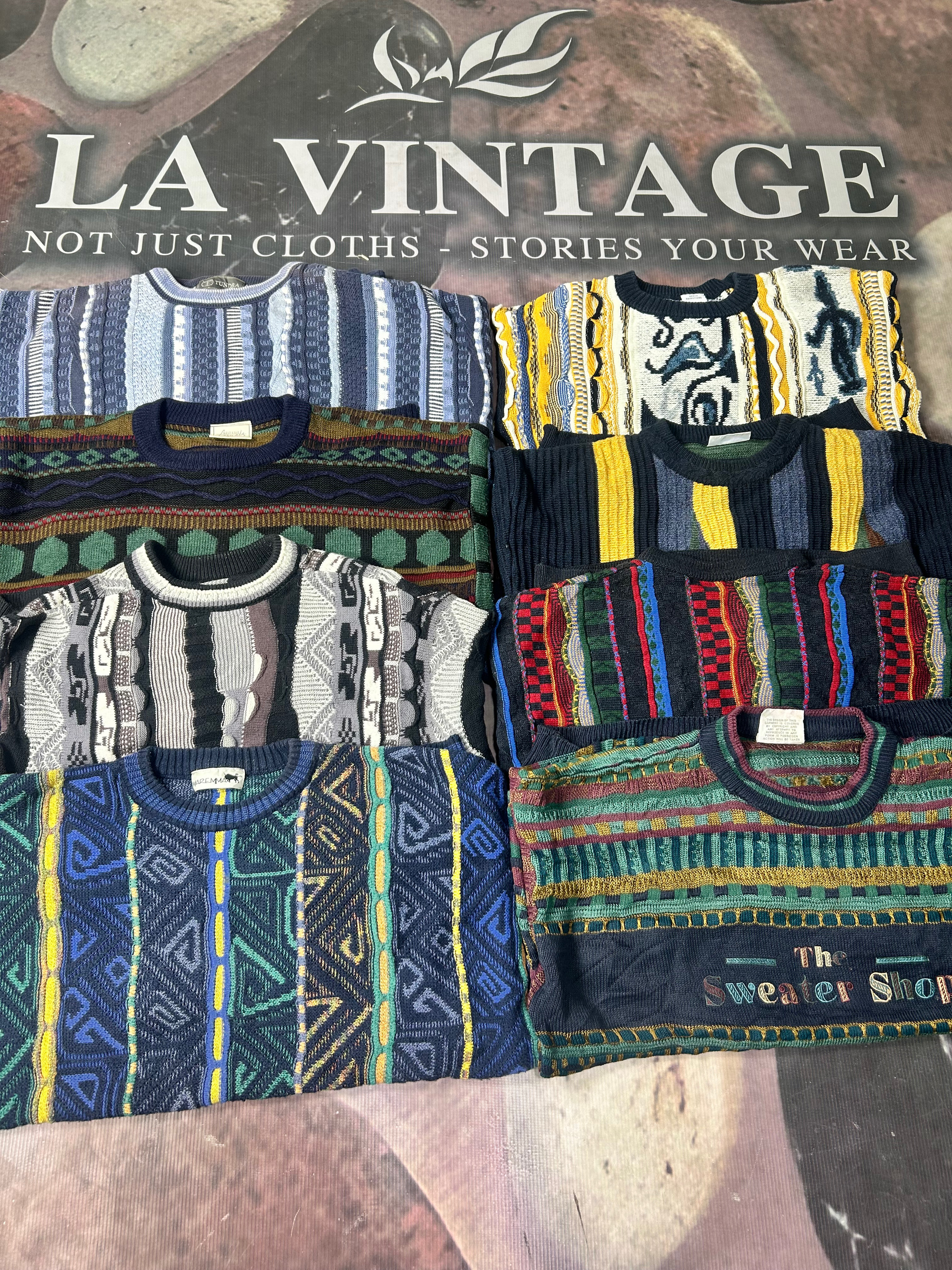 Coogi-Style Sweaters newly minted