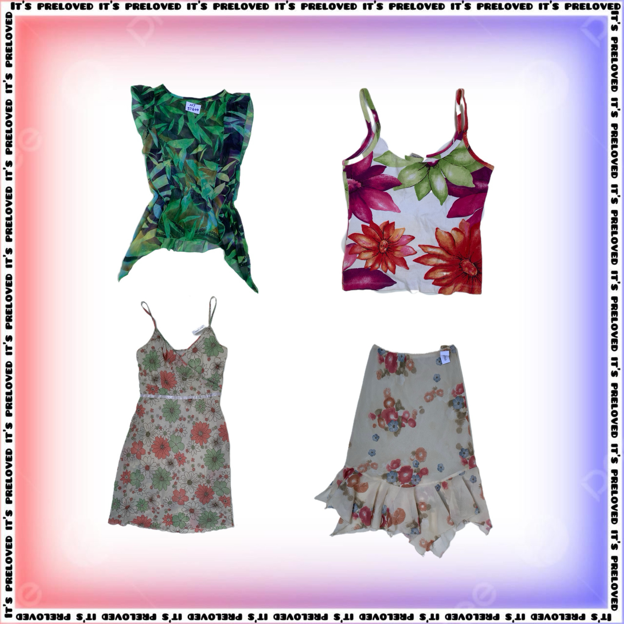 Jungle Floral Collection - Tops, Kleider, Röcke (SS-1790)