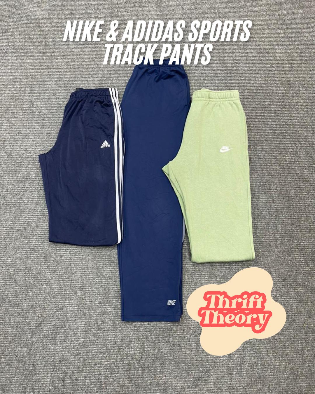 Nike & Adidas Sport Track Pants - (31/12)