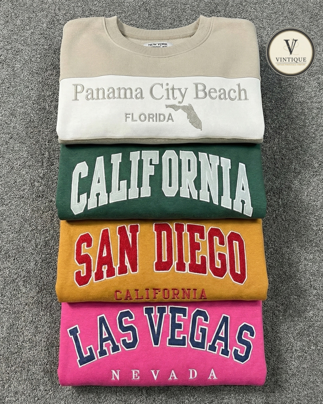 ヴィンテージシティ名ジャンパー #123125