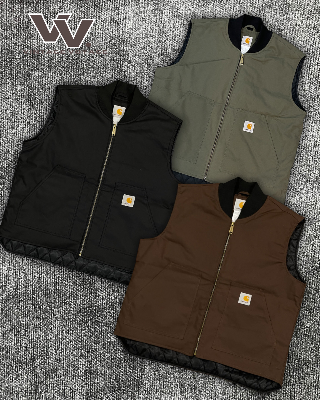 Carhartt reworked style mix colour gilets #3112