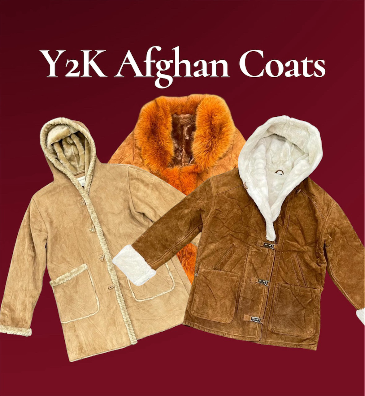 Y2K Afghan Coats - (31/12)