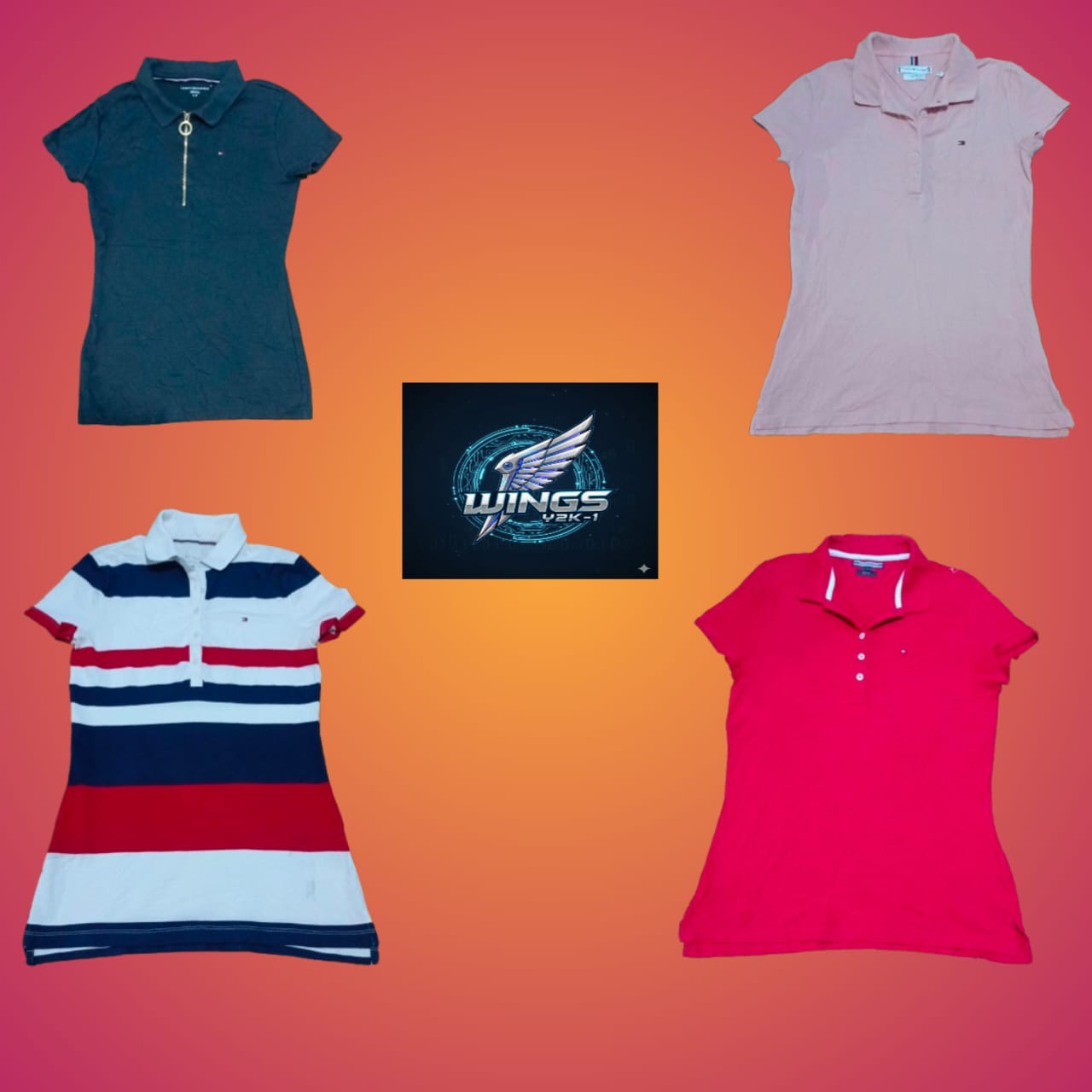 Tommy Helifiger T-shirts à 3 boutons