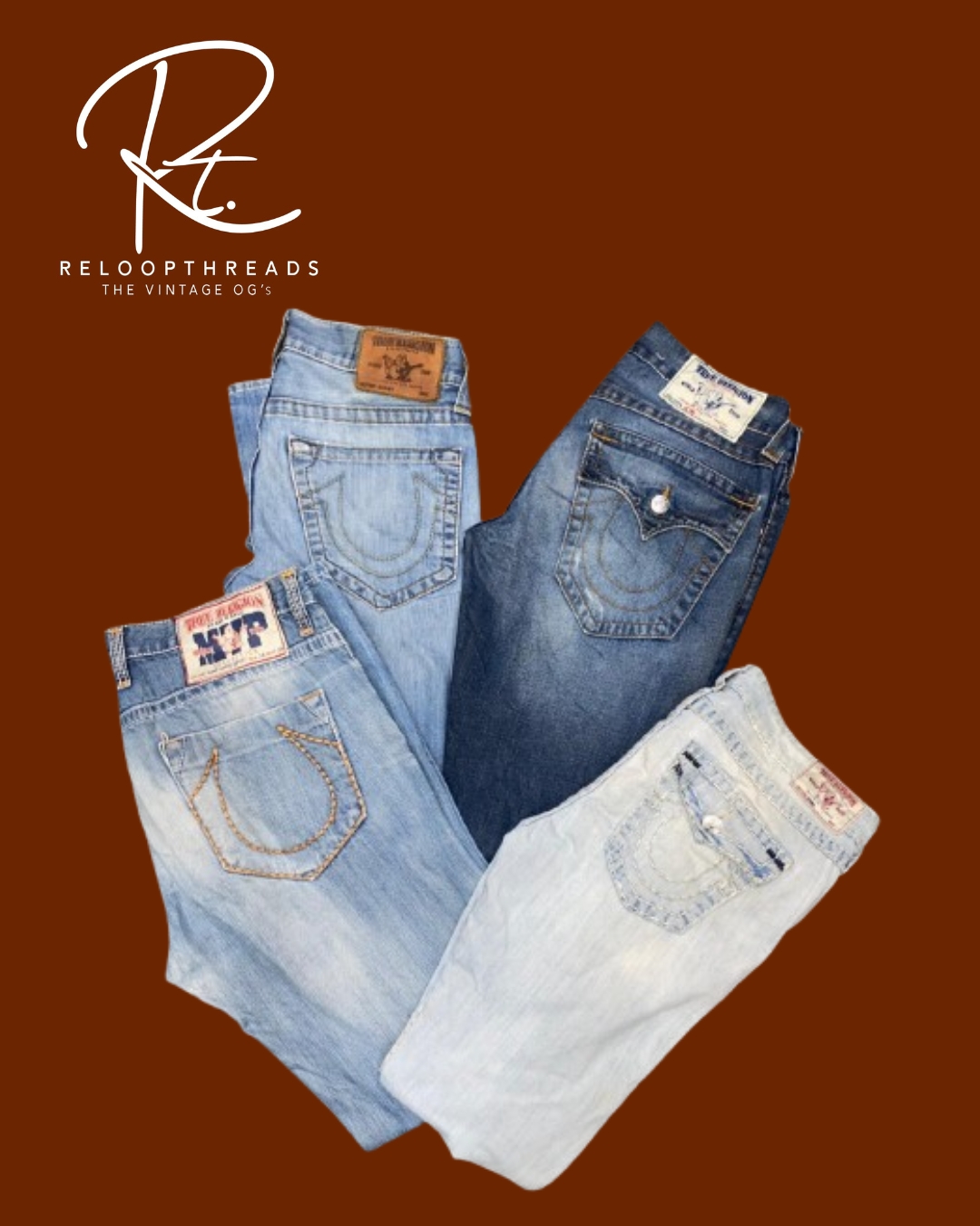 RT 1324 True Religion Men Mix Jeans
