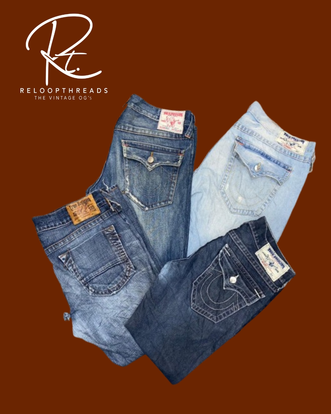 RT 1325 True Religion Men Mix Jeans