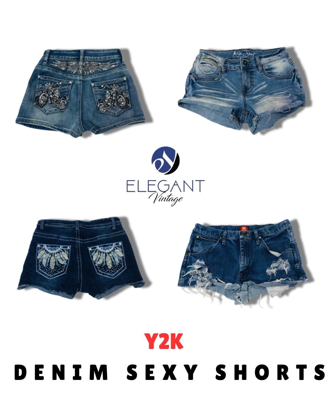 Y2K Denim Sexy Shorts - EV1693