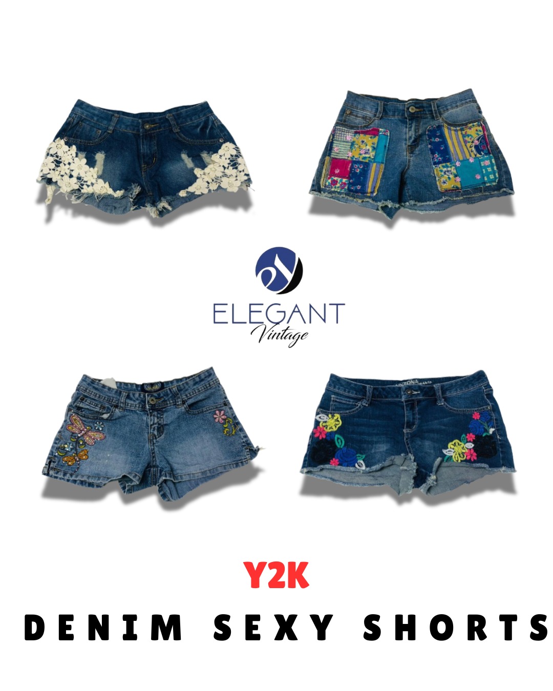 Y2K Denim Sexy Shorts - EV1694