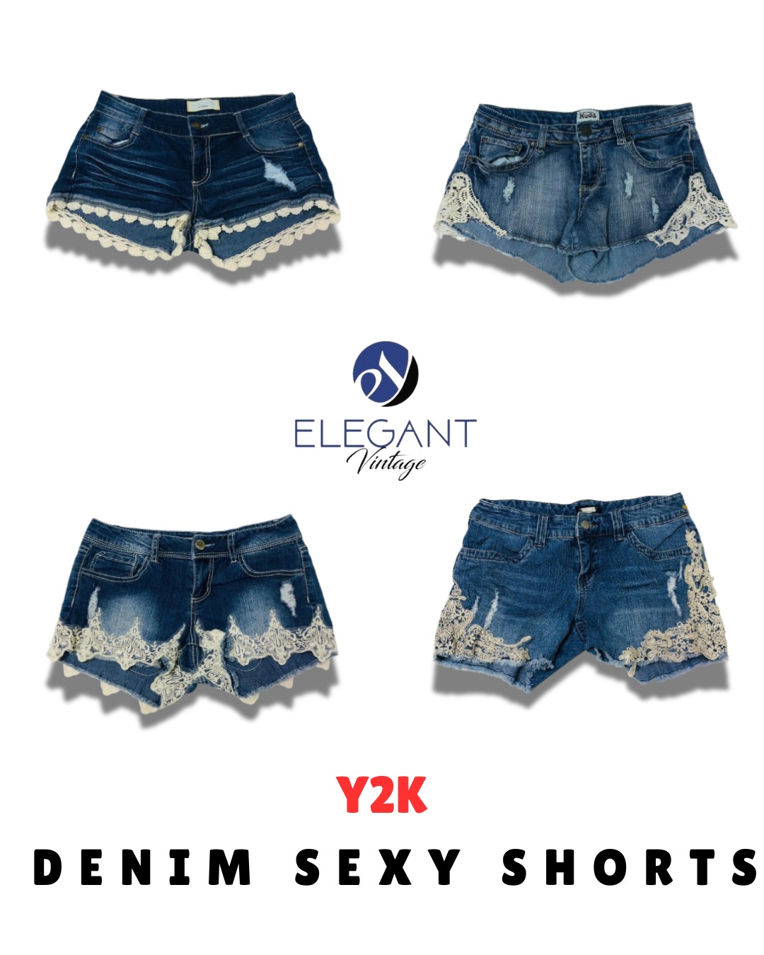 Y2K Denim Sexy Shorts - EV1695