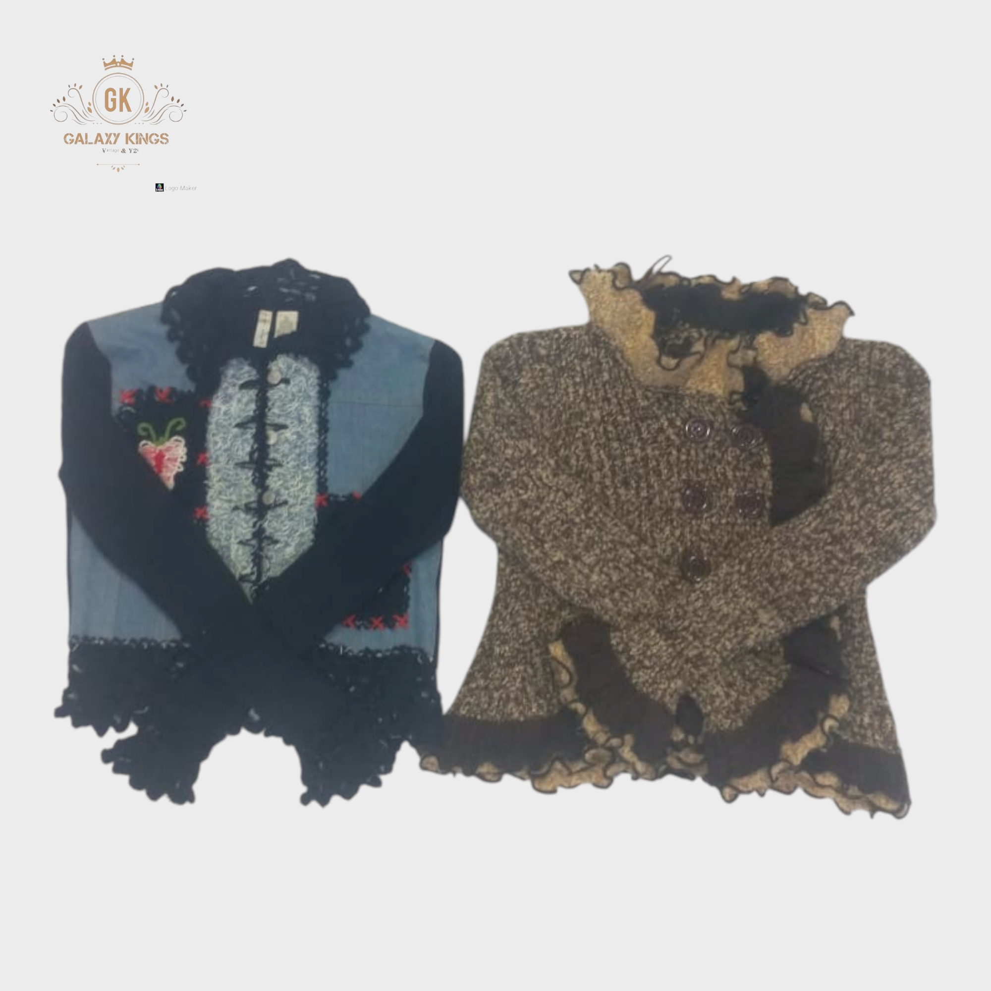 Tricot des années 90 au style Y2K