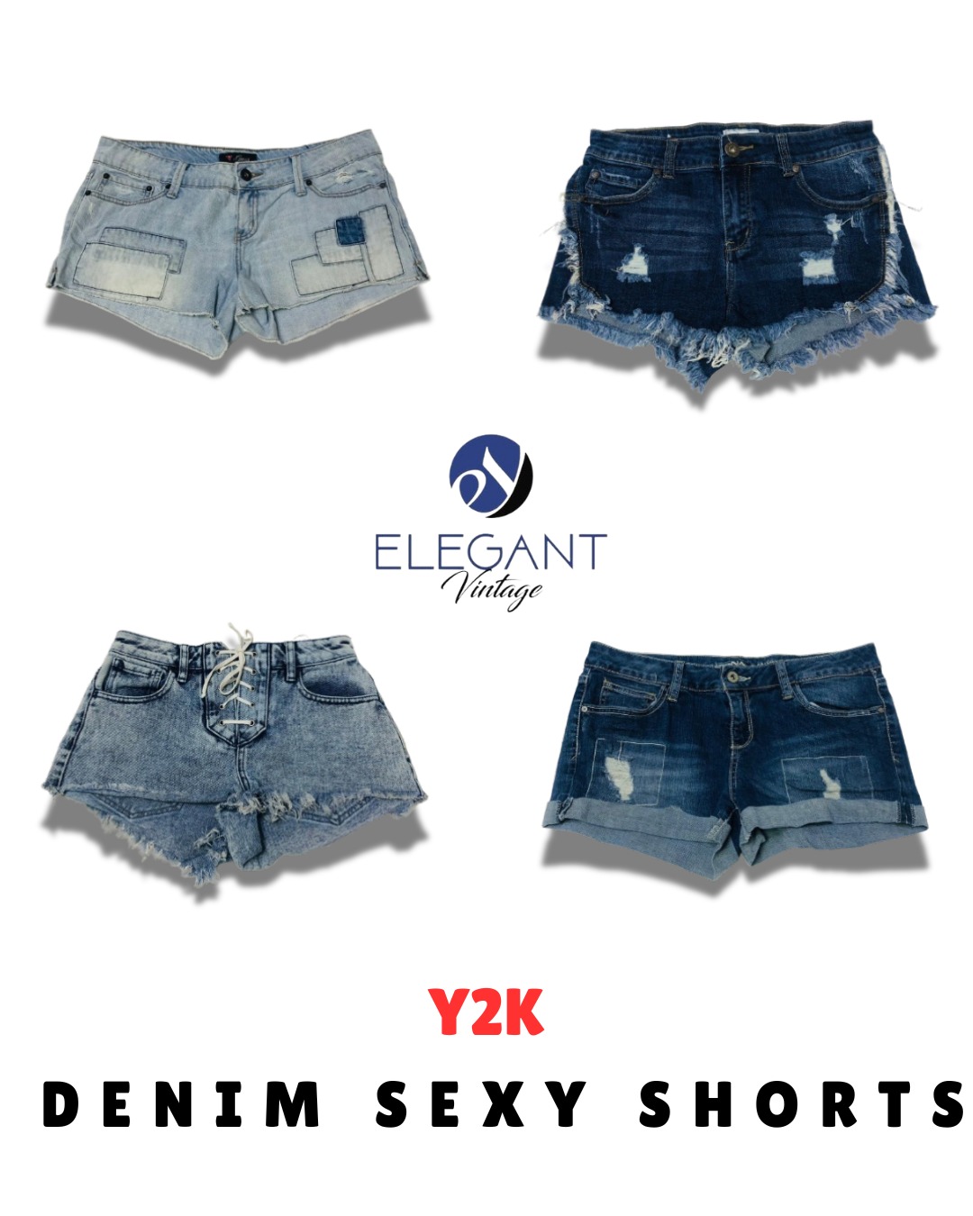 Y2K Denim Sexy Shorts - EV1697