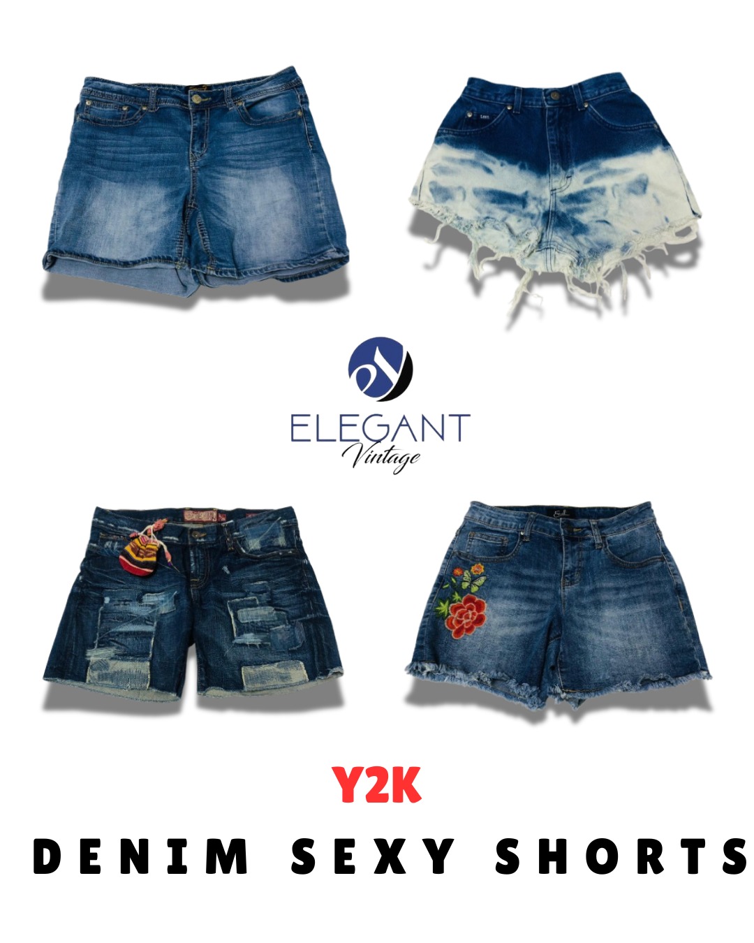 Y2K Denim Sexy Shorts - EV1698