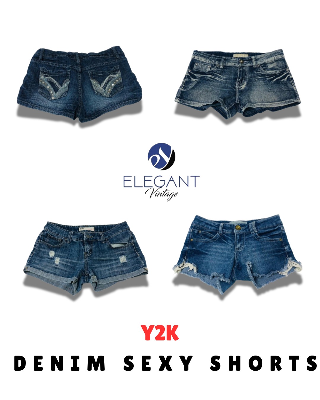 Y2K Denim Shorts - EV1699