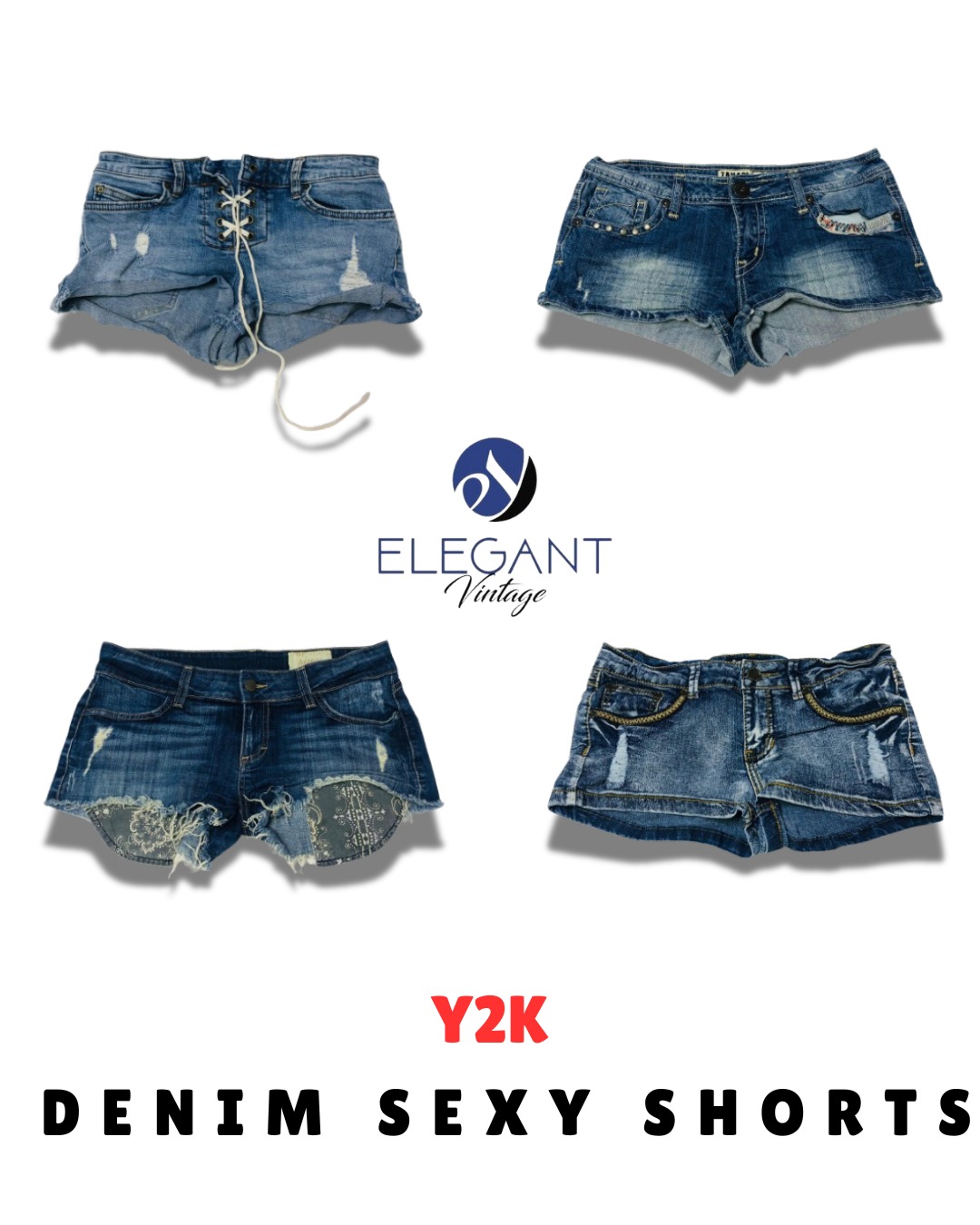 Y2K Denim Sexy Shorts - EV1700